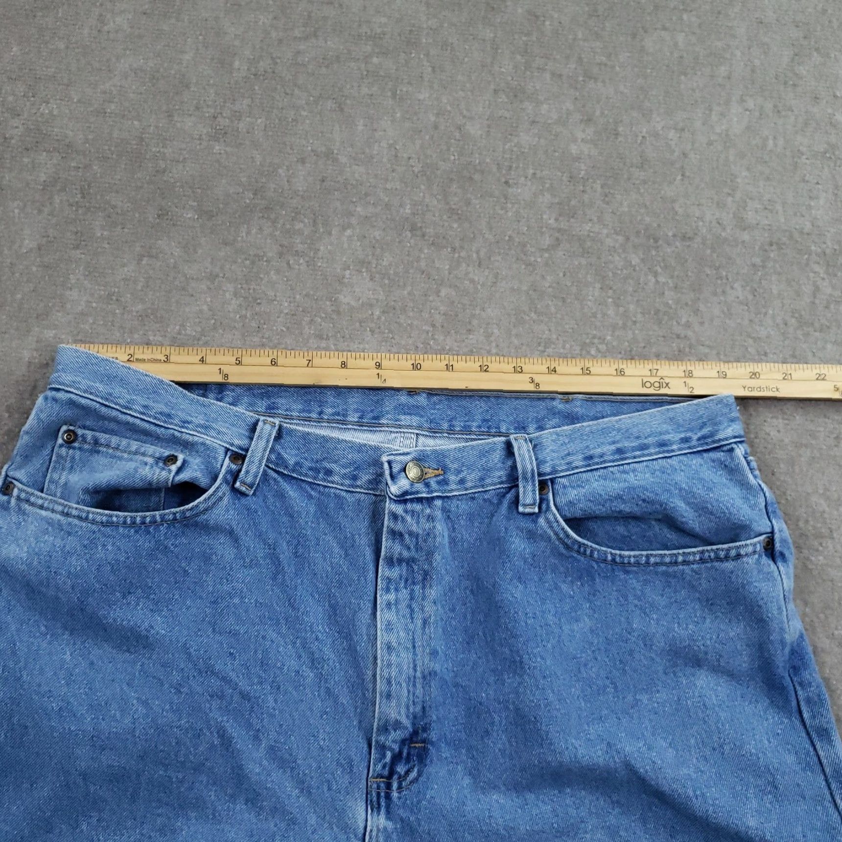 Wrangler Vtg Wrangler Five Star Jeans Mens 40x30 Blue Regular Straight Size US 40 / EU 56 - 7 Thumbnail