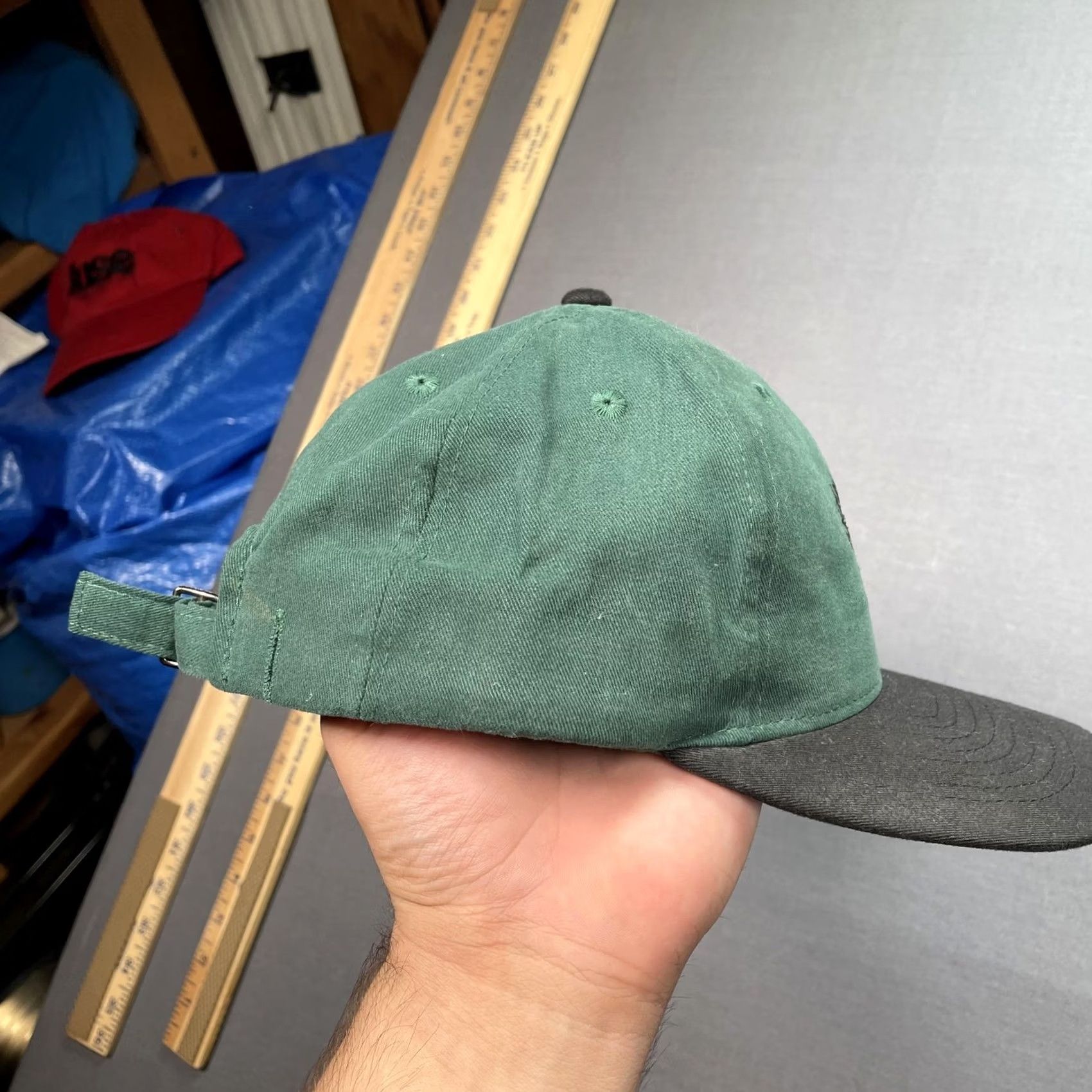 Logo 7 MTV Hat Cap Strap Back Green Black Twill Embroidered Logo One Size Music Mens Baseball Cap Size ONE SIZE - 7 Thumbnail