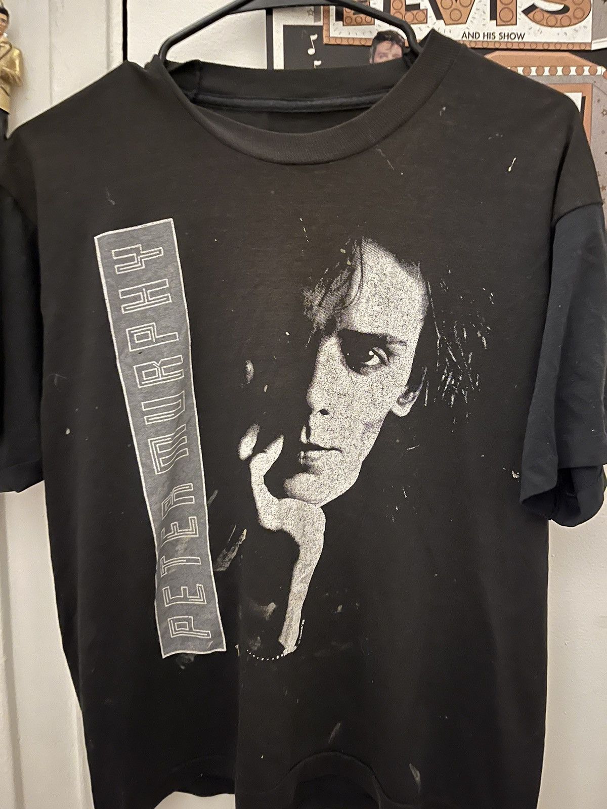 image of Vintage VTG 1988 Peter Murphy Shirt in Black, Men's (Size Small)