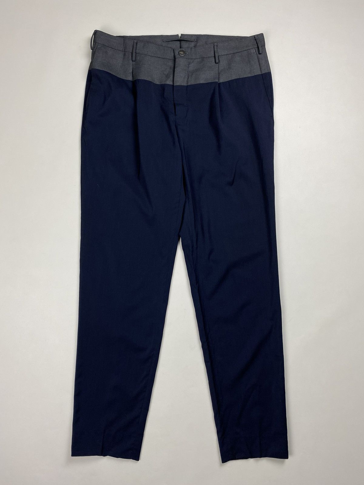 Incotex Incotex Men’s Wool Tapered Fit Dress Pants Trousers Size 52 Size US 36 / EU 52 - 1 Thumbnail