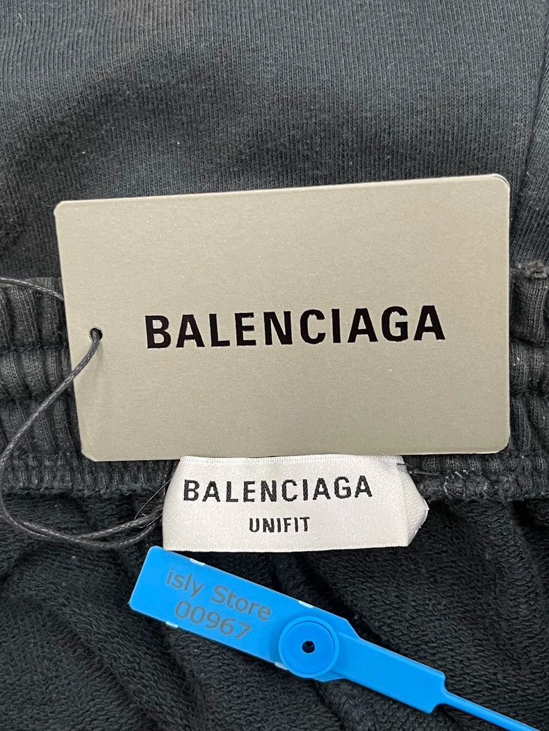 Balenciaga Balenciaga size L BB Paris Icon Solid Print Elastic Waist Size US 26 / EU 42 - 4 Thumbnail