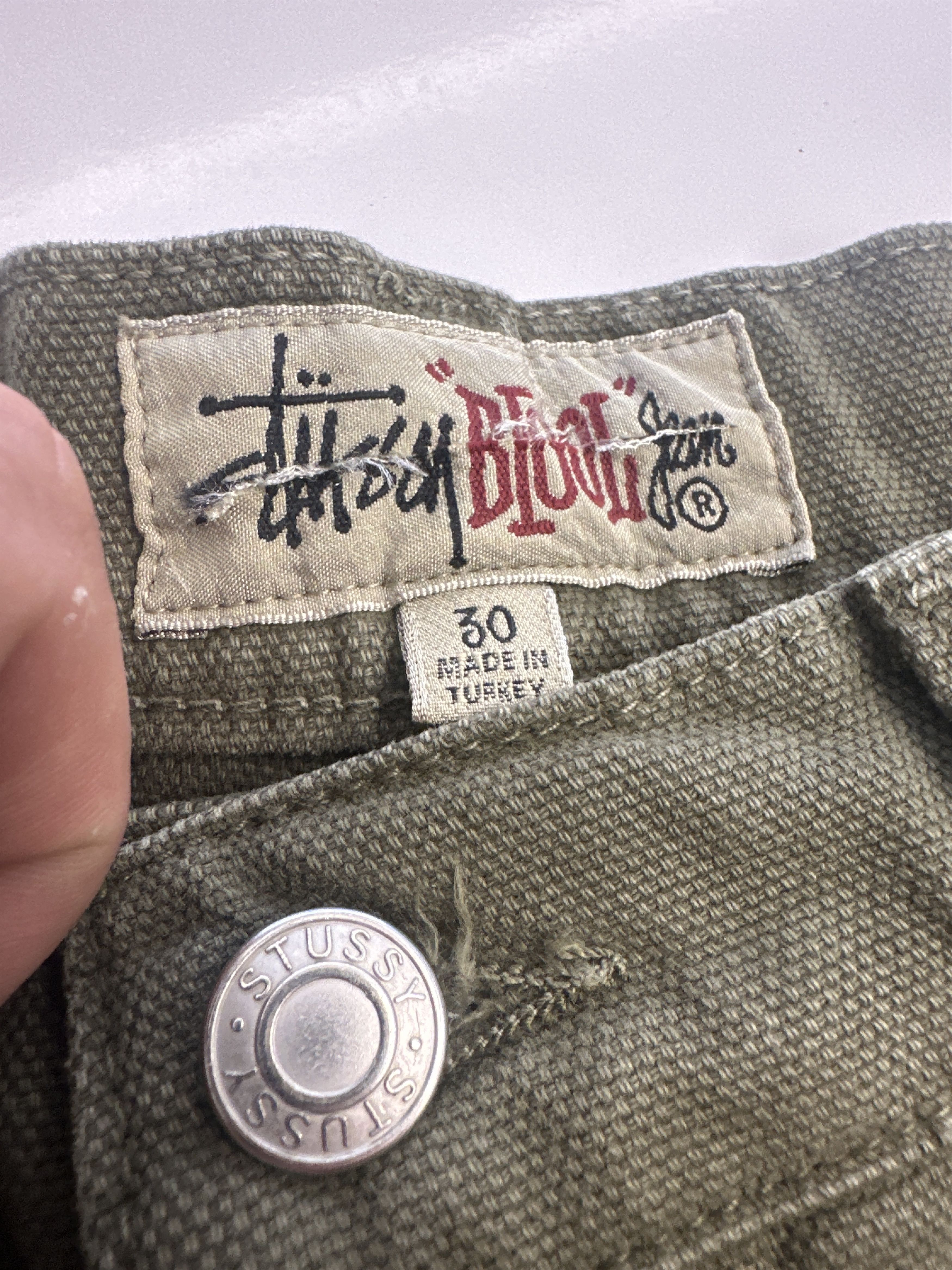 Stussy Stussy Big Ol Jean Olive Drab Size 30 Size US 30 / EU 46 - 6 Thumbnail
