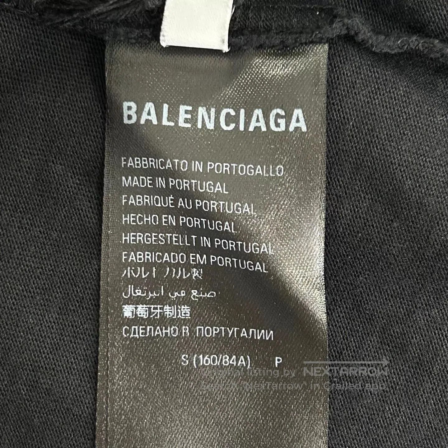 Balenciaga Black Short-Sleeve Graphic T-Shirt. Size US S / EU 44-46 / 1 - 4 Thumbnail