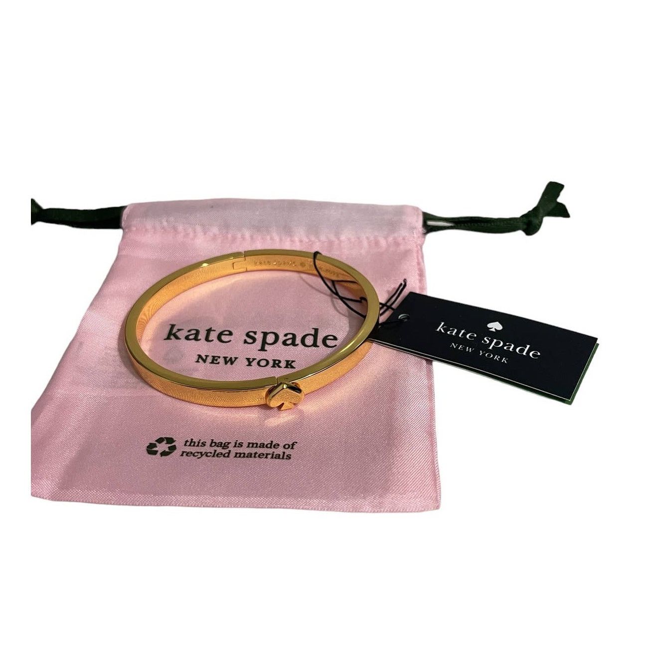 Kate Spade Kate Spade Everyday Spade Bangle Gold Tone Bracelet New Size ONE SIZE - 1 Thumbnail