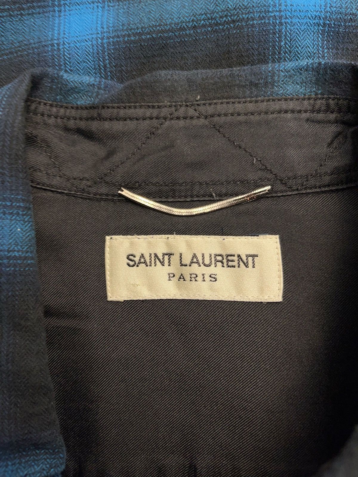 Yves Saint Laurent Saint Laurent flannel checked button-up shirt Size US M / EU 48-50 / 2 - 3 Thumbnail