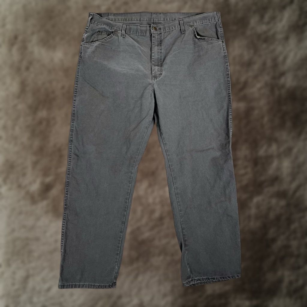 Dickies Dickies Men's Carpenter Pants Size 42x30 Gray Relaxed Fit Heavyweight Duck Workwear Casual Pants Mens Size US 42 / EU 58 - 1 Thumbnail