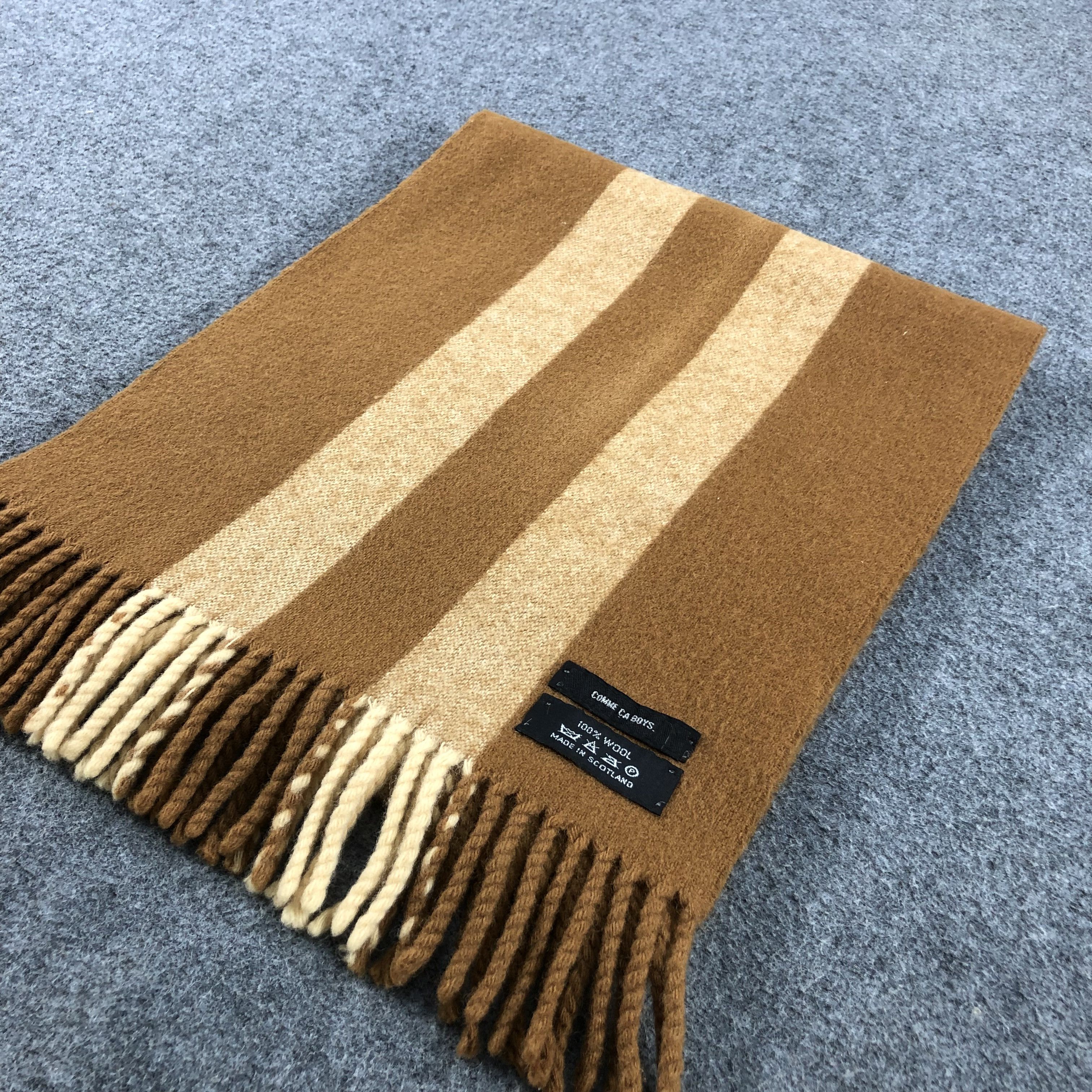 Comme Ca Ism Comme Ca Boys Wool Scarf Muffler V726 Size ONE SIZE - 3 Thumbnail