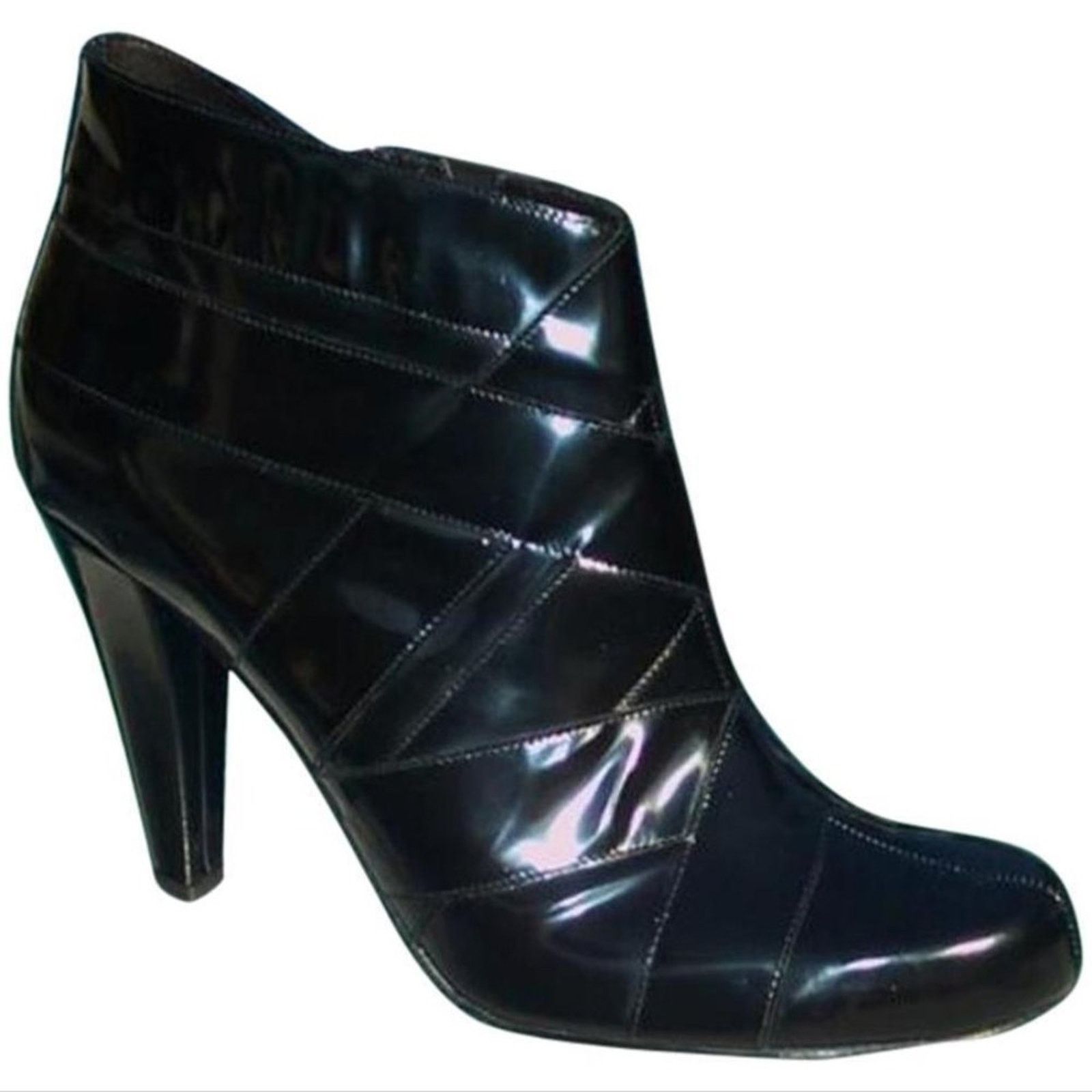 Donald Pliner Donald Pliner Black Polished Calf Leather Boot NWT $395 Size US 6.5 / IT 36.5 - 1 Thumbnail