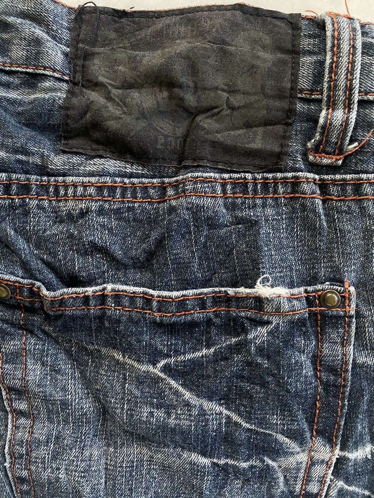Japanese Brand Lowbox Whiskes Jeans Size US 31 - 8 Thumbnail