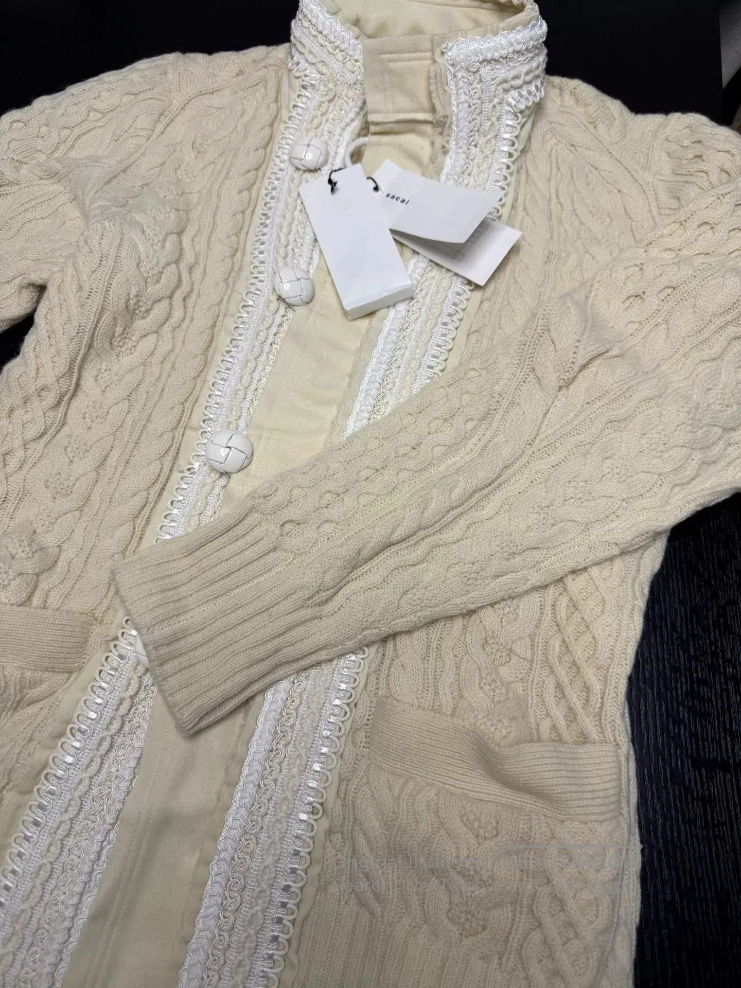 Sacai Sacai Pure Wool Knit Coat. Size S / US 4 / IT 40 - 5 Thumbnail