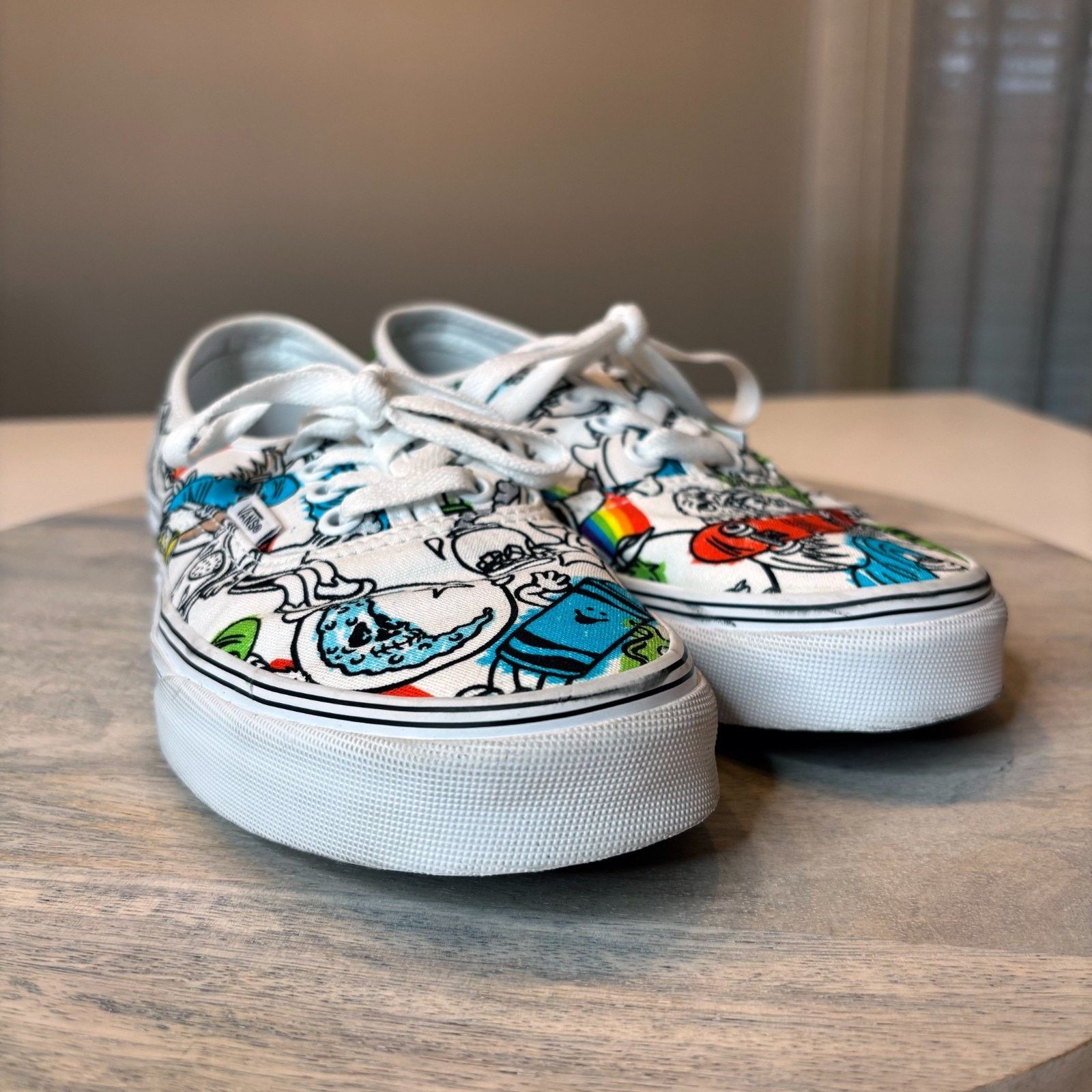 Vans Vans X Crayola Women’s Size 7.5 White Graphic Skate Sneakers Size US 7.5 / IT 37.5 - 4 Thumbnail