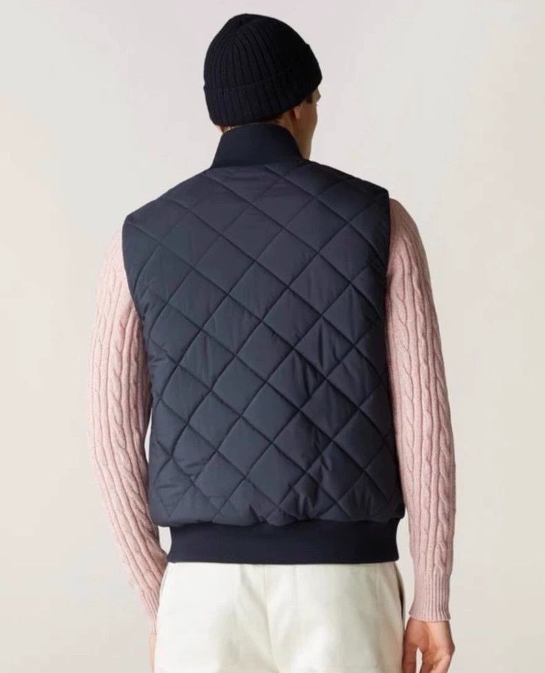 Loro Piana LORO PIANA Men's diamond quilting vest Size US L / EU 52-54 / 3 - 4 Thumbnail