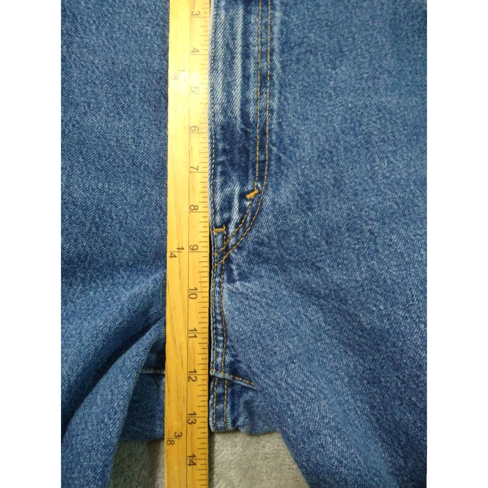 Levi's VINTAGE Levi's 550 Jeans Womens 16 Blue Denim High Rise Relaxed Fit Taper Leg Mom Size 38" / US 16 / IT 52 - 4 Thumbnail