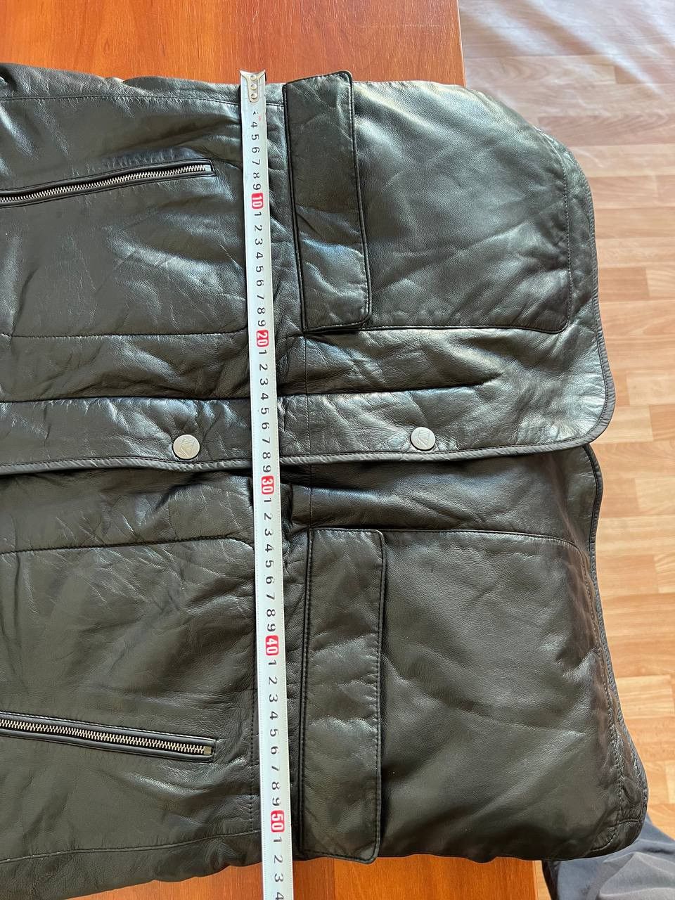 Ermenegildo Zegna ZEGNA SPORT CLASSIC BRUTAL MULTI-POCKET LEATHER JACKET COAT Size US L / EU 52-54 / 3 - 22 Thumbnail