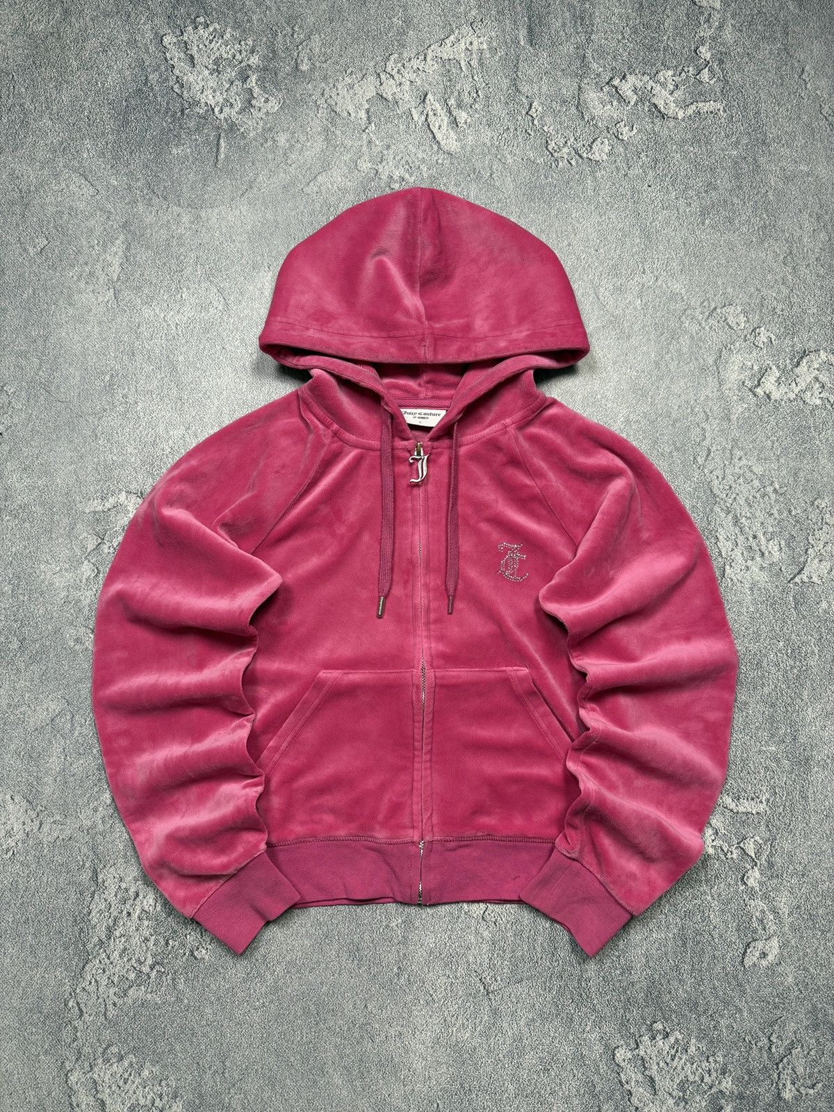 Juicy Couture Y2K Juicy Couture Velour Zip Hoodie Size S / US 4 / IT 40 - 2 Thumbnail