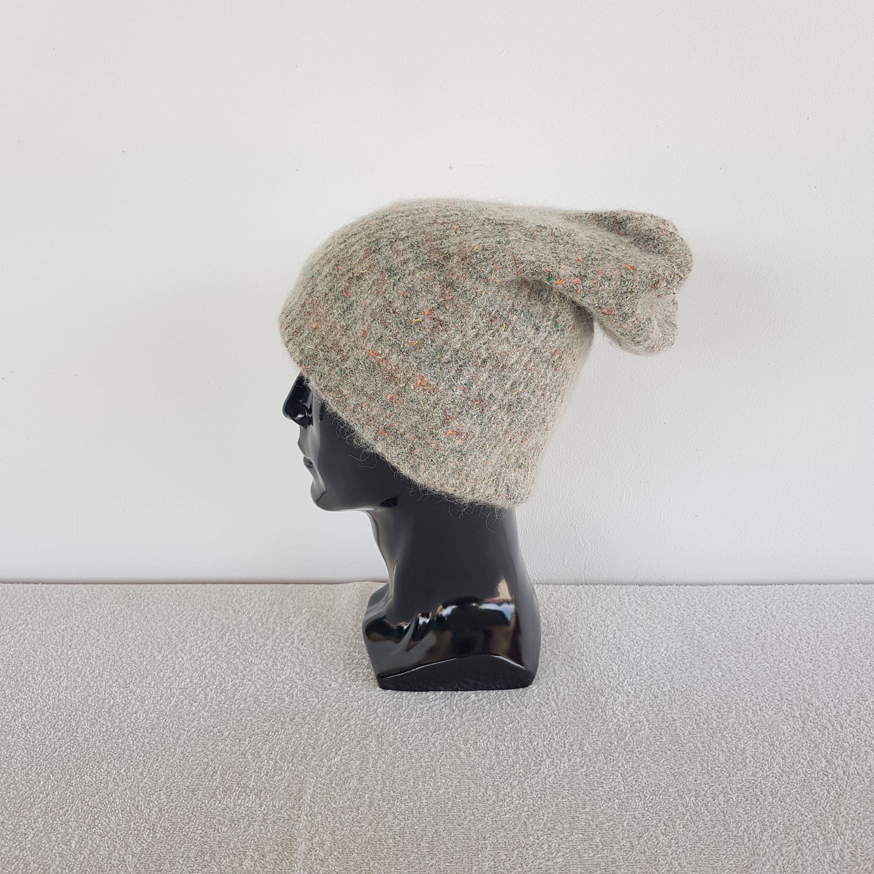 Japanese Brand Vintage Japanese Wool Beanie Knitted Pom Pom Snow Caps Hats. Size ONE SIZE - 4 Thumbnail