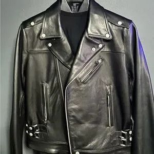 希少✨【ジョンエリオット×GAP×GQ】ダブル ライダース 牛革 黒 Mサイズ Gap x GQ John Elliott motorcycle jacket | Gap