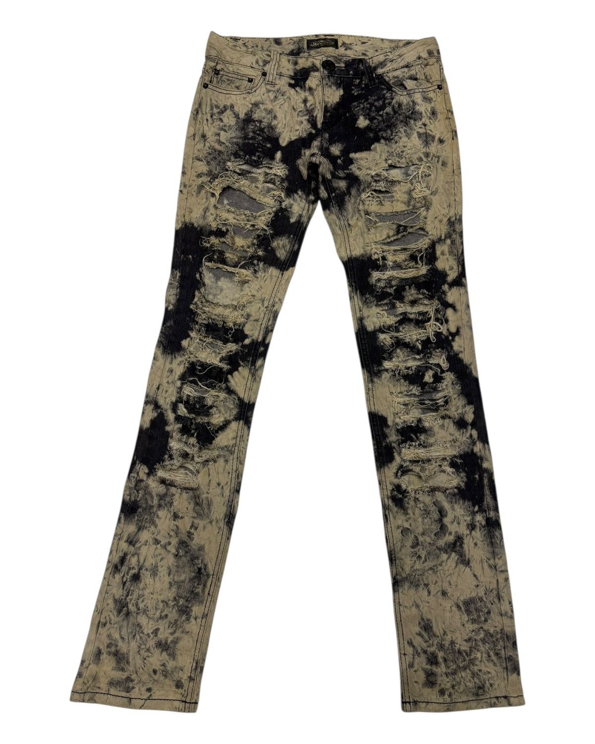 Kapital 🔥 Amiri Style Bleach Wash Distressed Flare Jeans Size US 32 / EU 48 - 7 Thumbnail