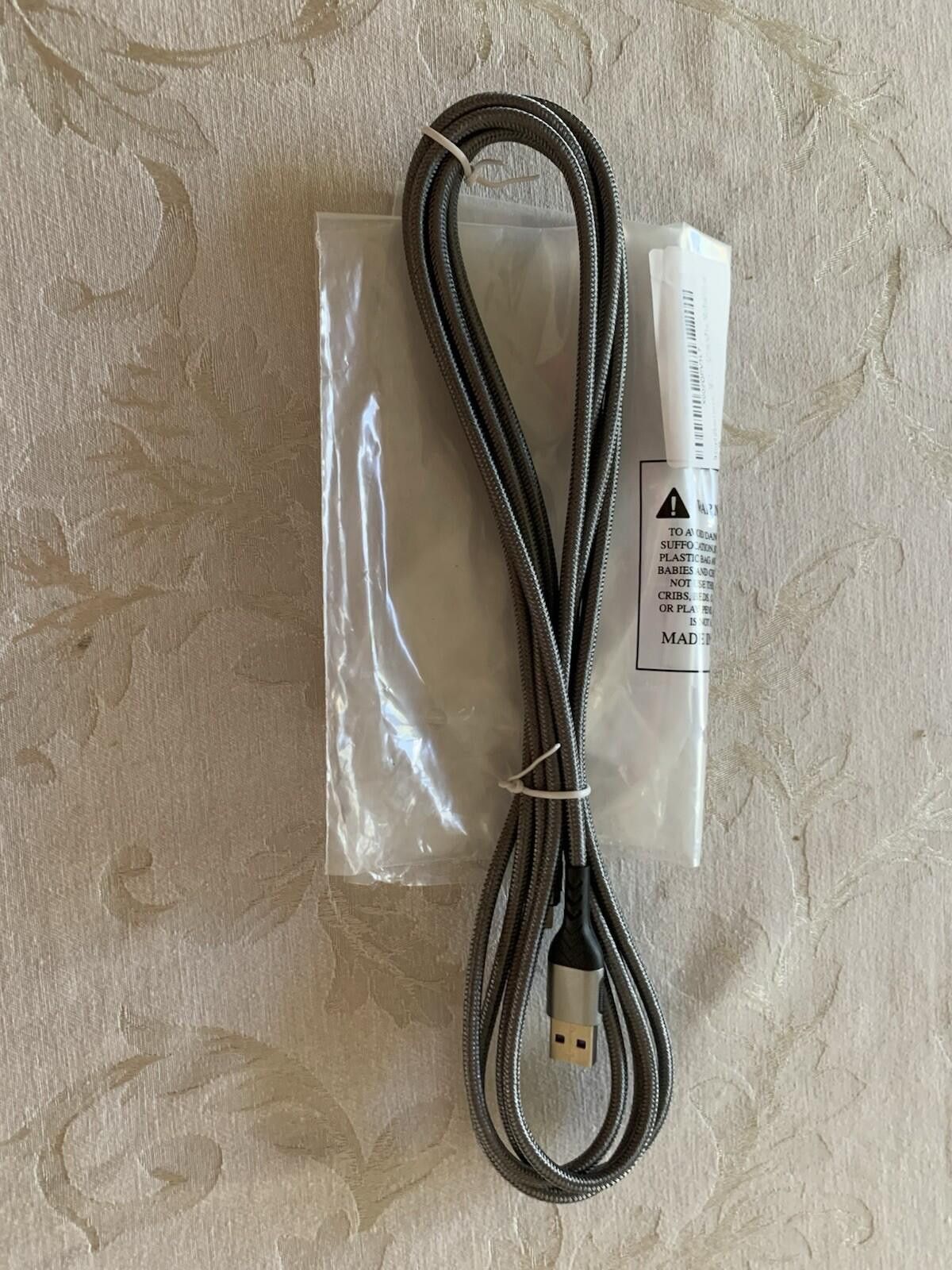 The Unbranded Brand USB-A To L Braided 10ft Cable Size ONE SIZE - 1 Thumbnail