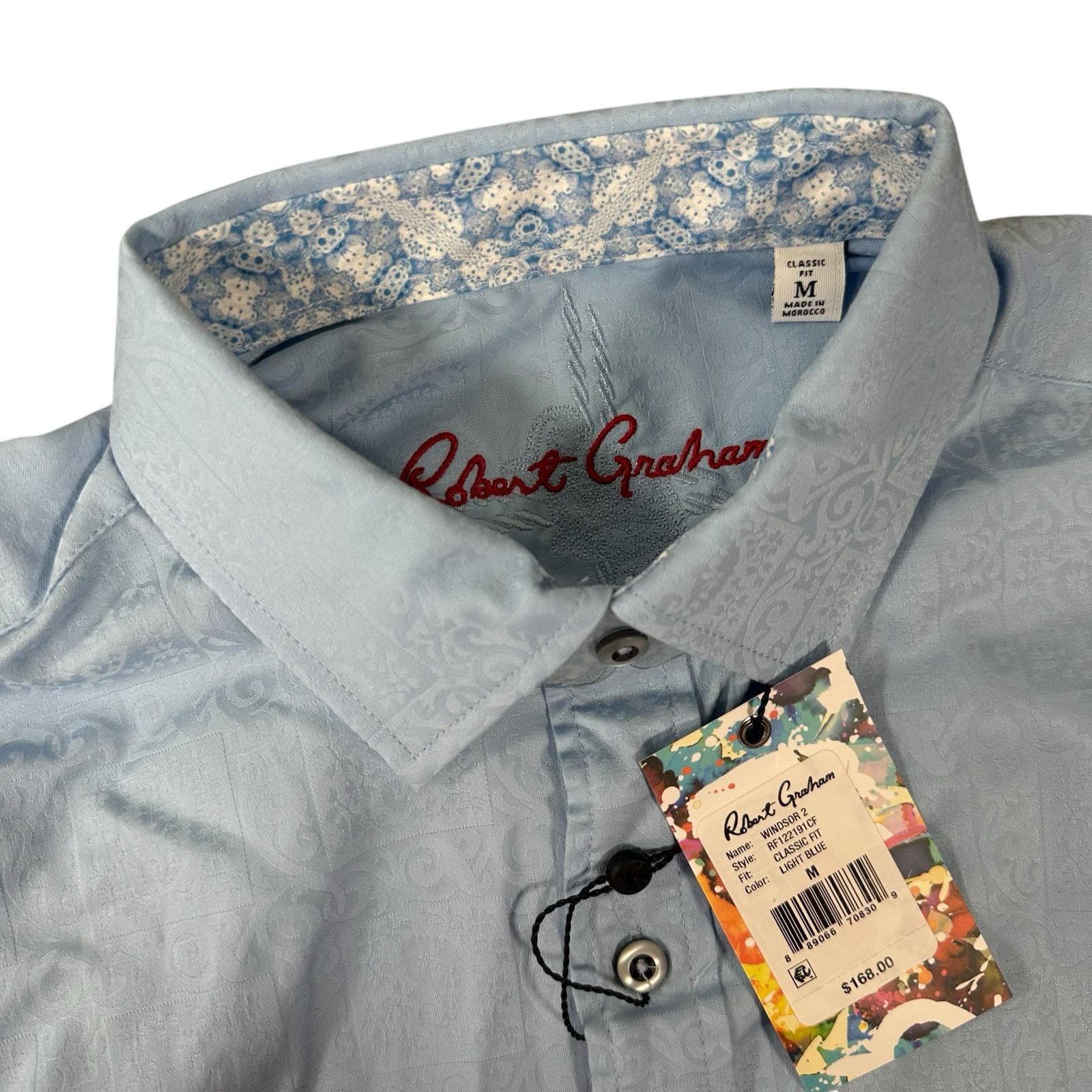 Robert Graham Robert Graham Windsor 2 Short Sleeve Button Down Shirt Size US M / EU 48-50 / 2 - 6 Thumbnail