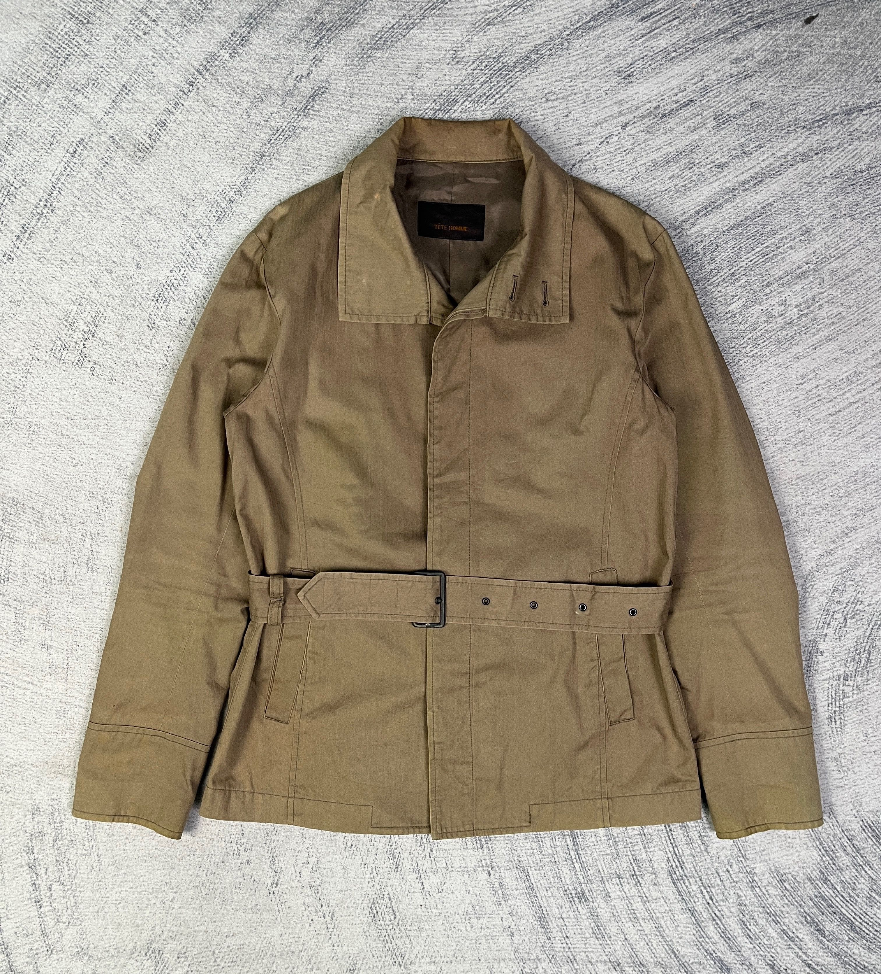 Tete Homme Tete Homme Kazutaka Kato Button Up Short Trench Coat Size US S / EU 44-46 / 1 - 1 Thumbnail