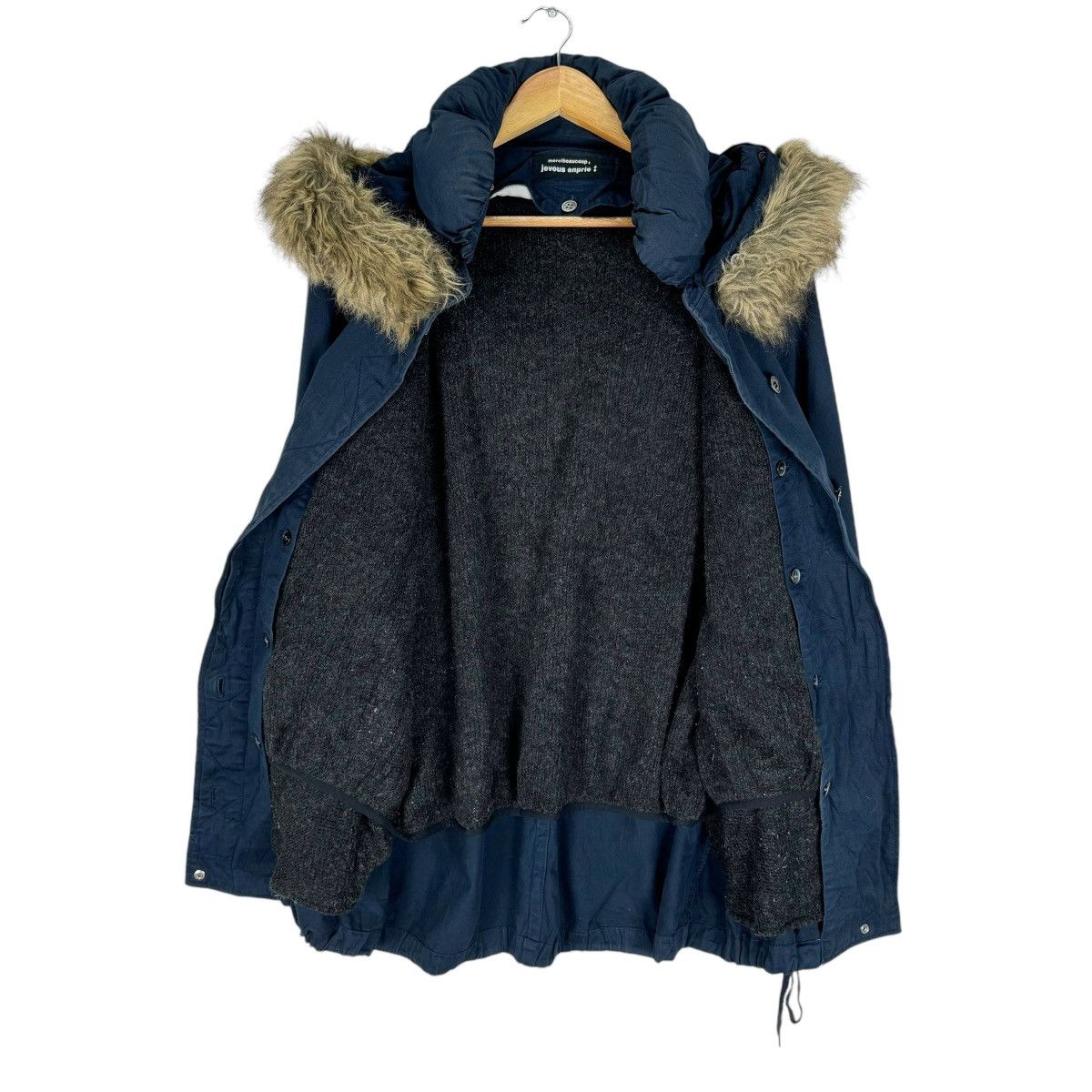If Six Was Nine × Issey Miyake × mercibeaucoup 🔥ISSEY MIYAKE MERCIBEAUCOUP FUR HOODIE JACKET Size S / US 4 / IT 40 - 9 Thumbnail