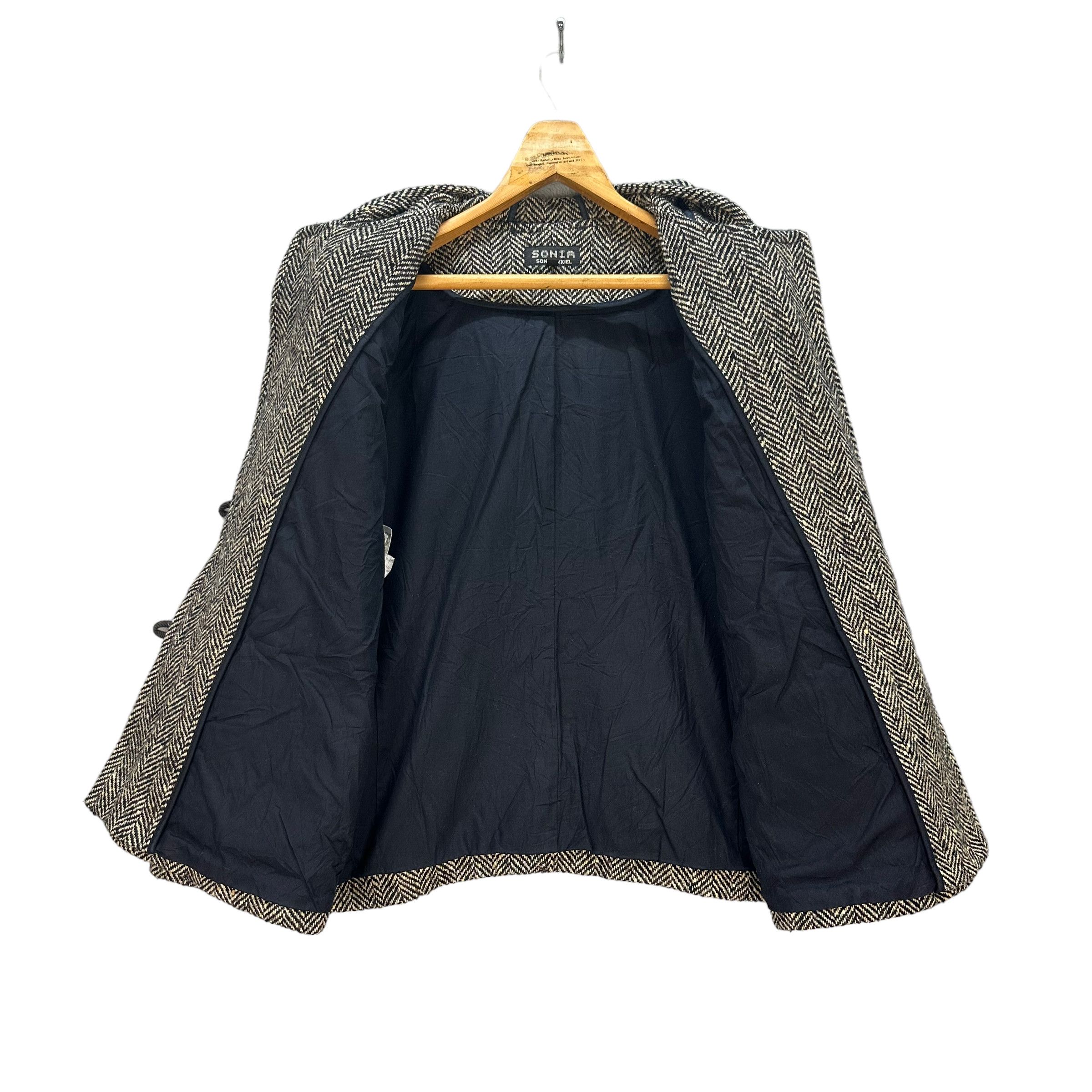 Sonia Rykiel SONIA RYKIEL HOODED COAT JACKET #8381-006 Size XL / US 12-14 / IT 48-50 - 7 Thumbnail