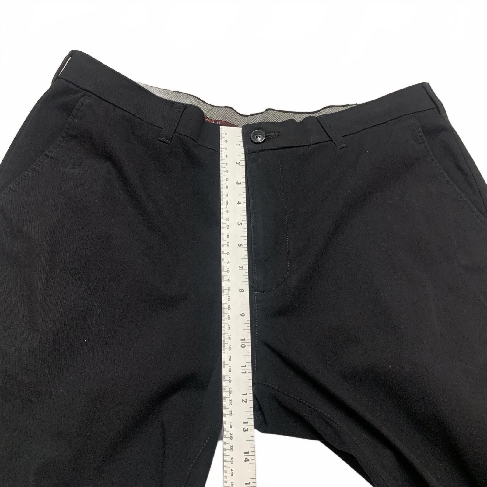 Other JM Haggar Men's Sz 38 Black Wide Leg Pants Size 46R - 4 Thumbnail