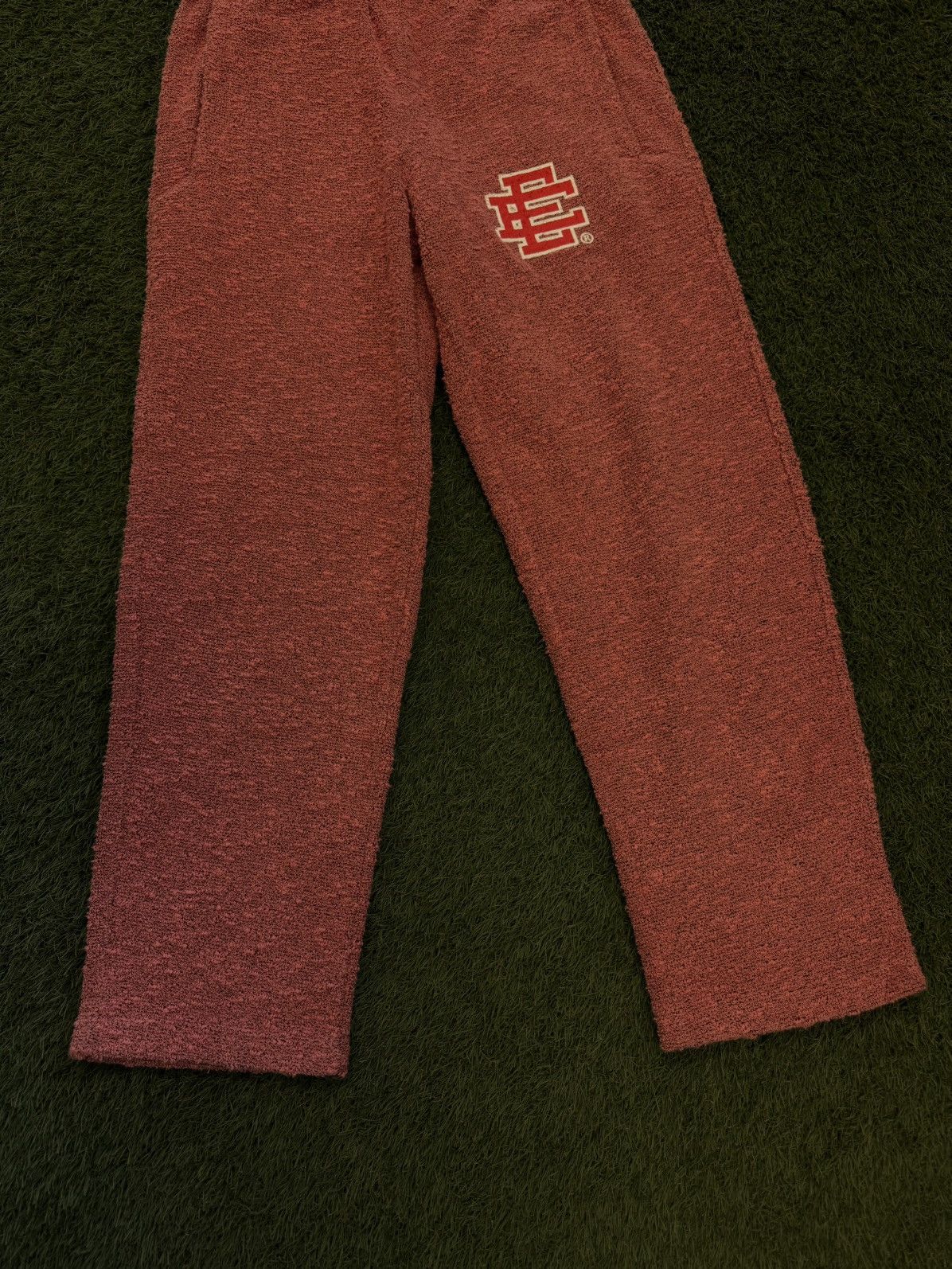 Eric Emanuel Eric Emanuel FW21 Pink/Red Boucle Sweatpants Size (M) Size US 31 - 1 Thumbnail