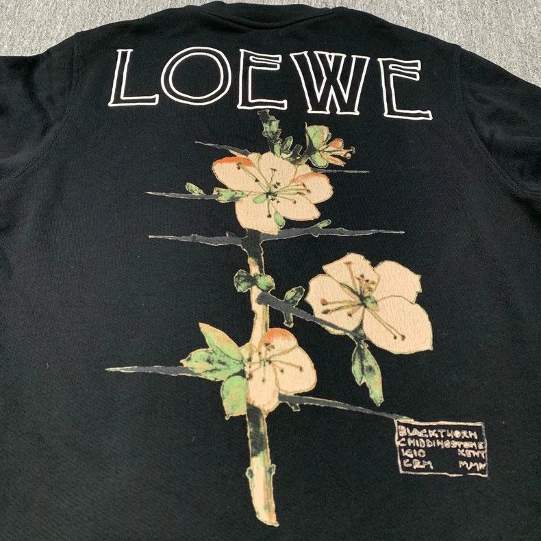Loewe loewe Black pullover sweatshirt 2505-Nextarrow Size US S / EU 44-46 / 1 - 6 Thumbnail
