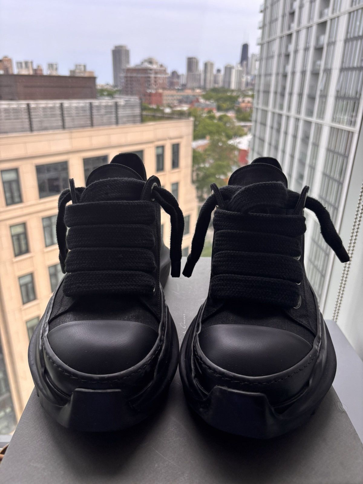Rick Owens Rick Owen DRKSHDW low-top abstract sneakers Size US 10 / EU 43 - 1 Thumbnail