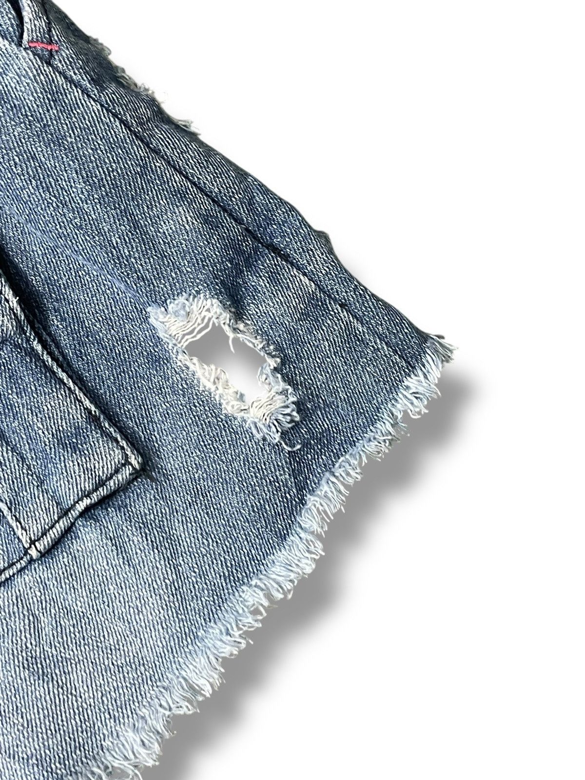 Beauty Beast BlueMoonBlue Brand Denim Shorts (66) Size 24" / US 00 / IT 34 - 7 Thumbnail