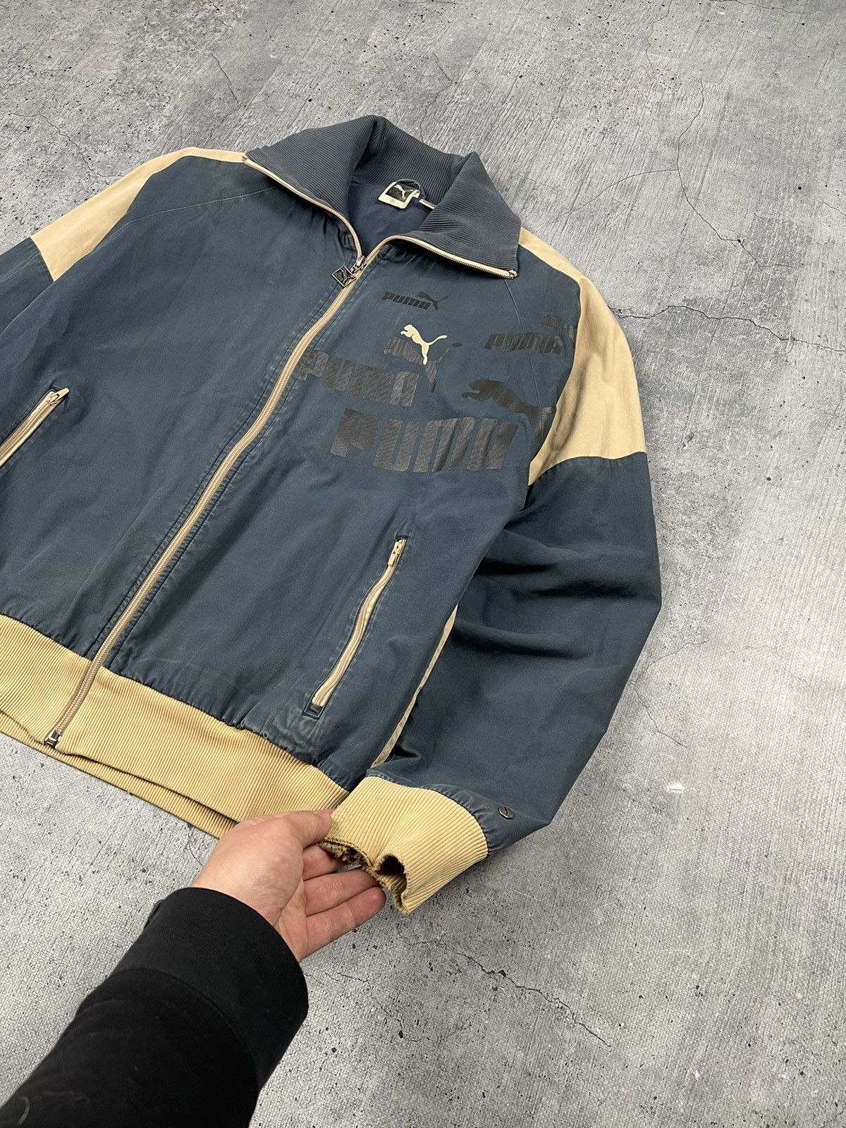 Puma × Vintage PUMA Retro Style Zip Up Eshay Bomber Sports Jacket Size US M / EU 48-50 / 2 - 5 Thumbnail