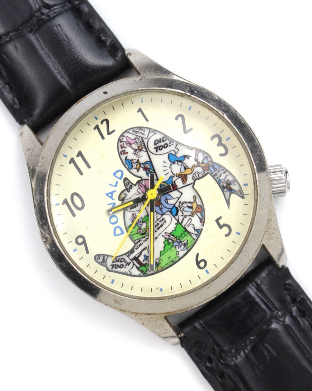 Vintage 2000S DONALD DUCK BY SUNFLAME JAPAN COMIC DIAL WATCH Size ONE SIZE - 3 Thumbnail