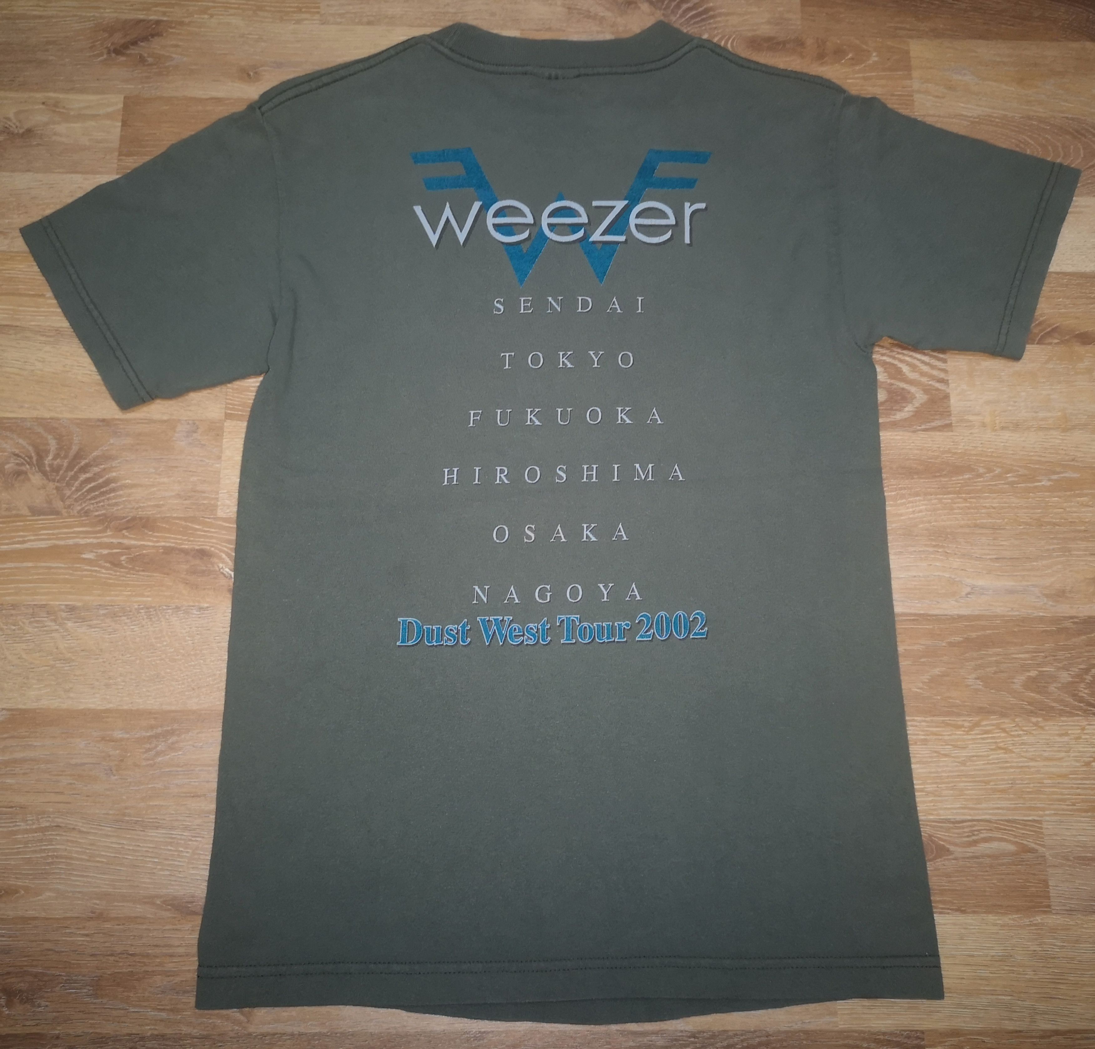 Band Tees × Vintage Vintage Weezer Band Dust West Tour OG 2002