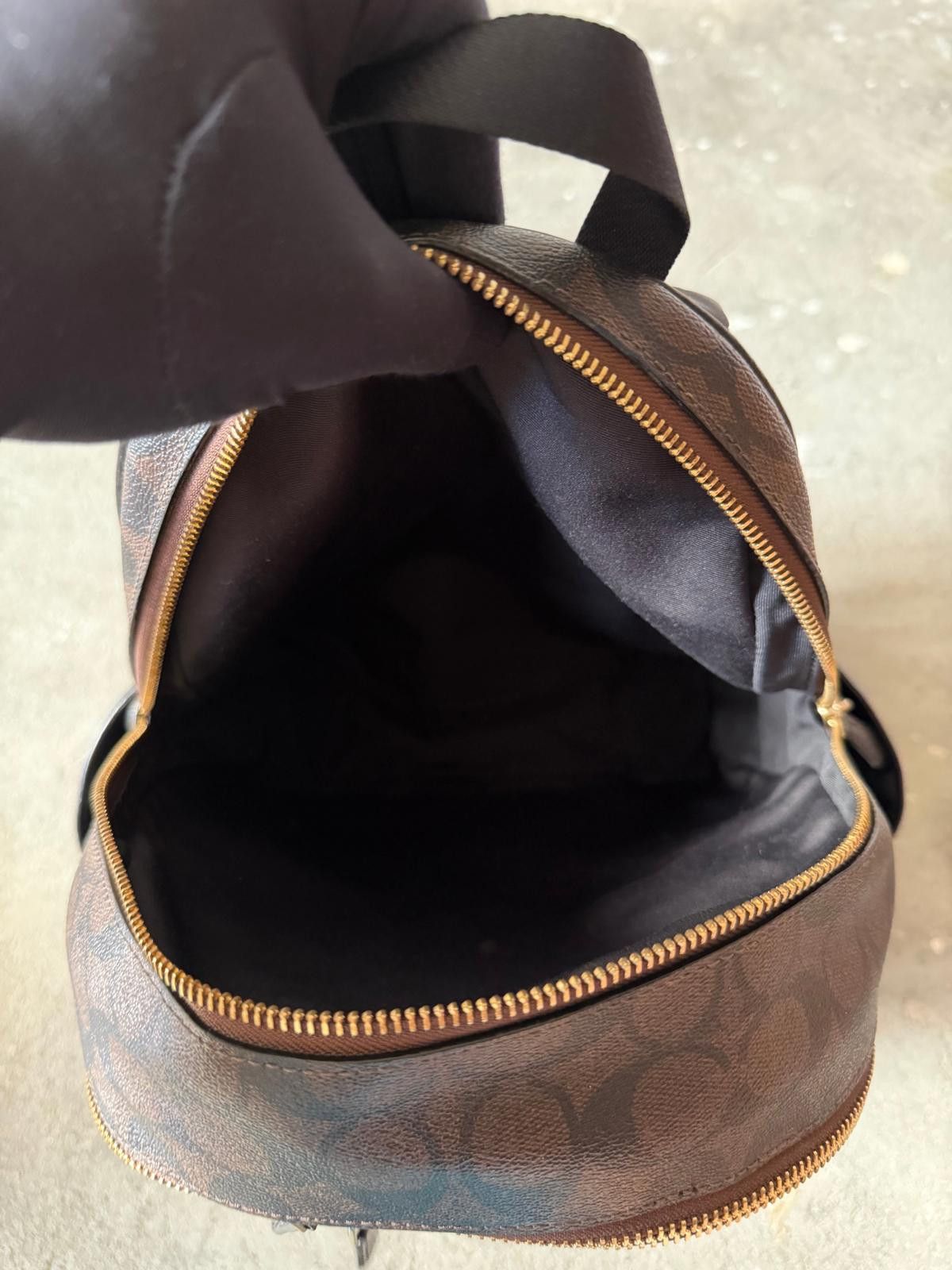 Coach Coach Signature Court Backpack Brown/Black Size ONE SIZE - 9 Thumbnail