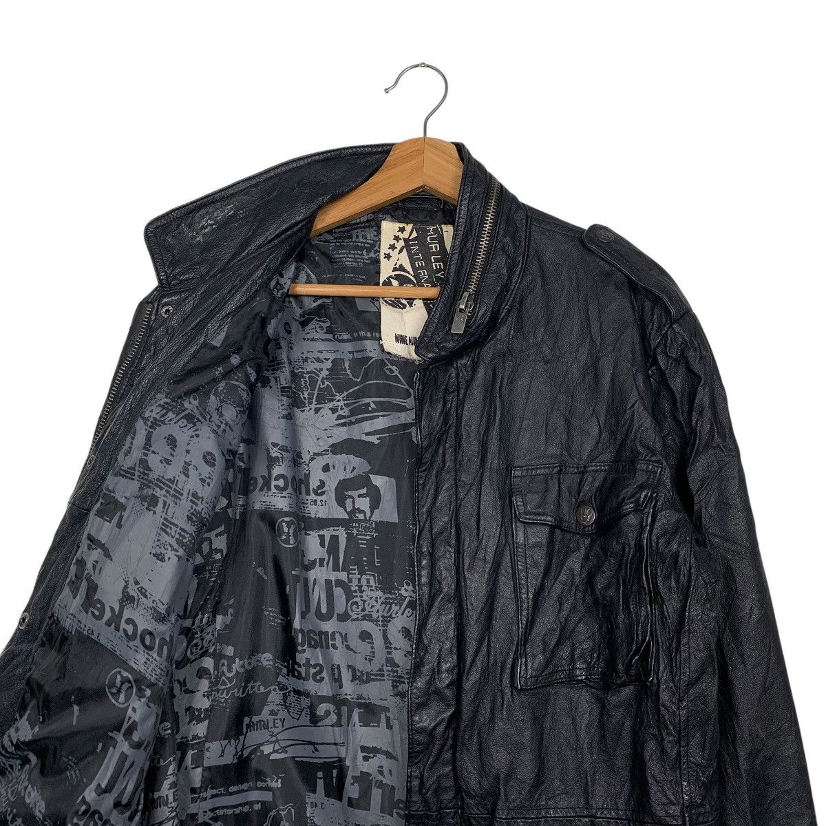 Hurley Hurley International Leather Jacket Size US L / EU 52-54 / 3 - 10 Thumbnail