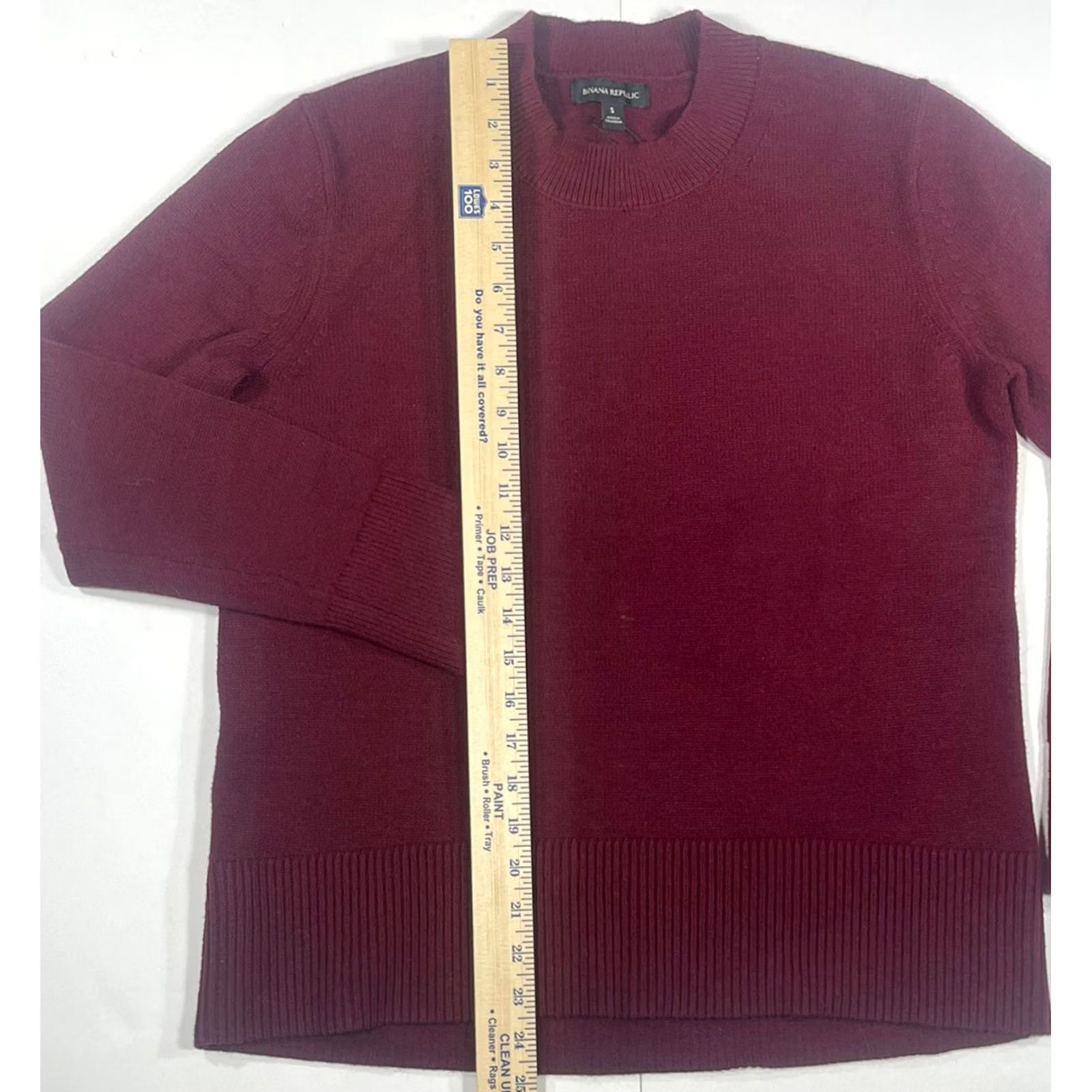 Banana Republic Banana Republic Sweater Womens S Red Knit Crew Neck Long Sleeve Pullover Women Size Size S / US 4 / IT 40 - 3 Thumbnail