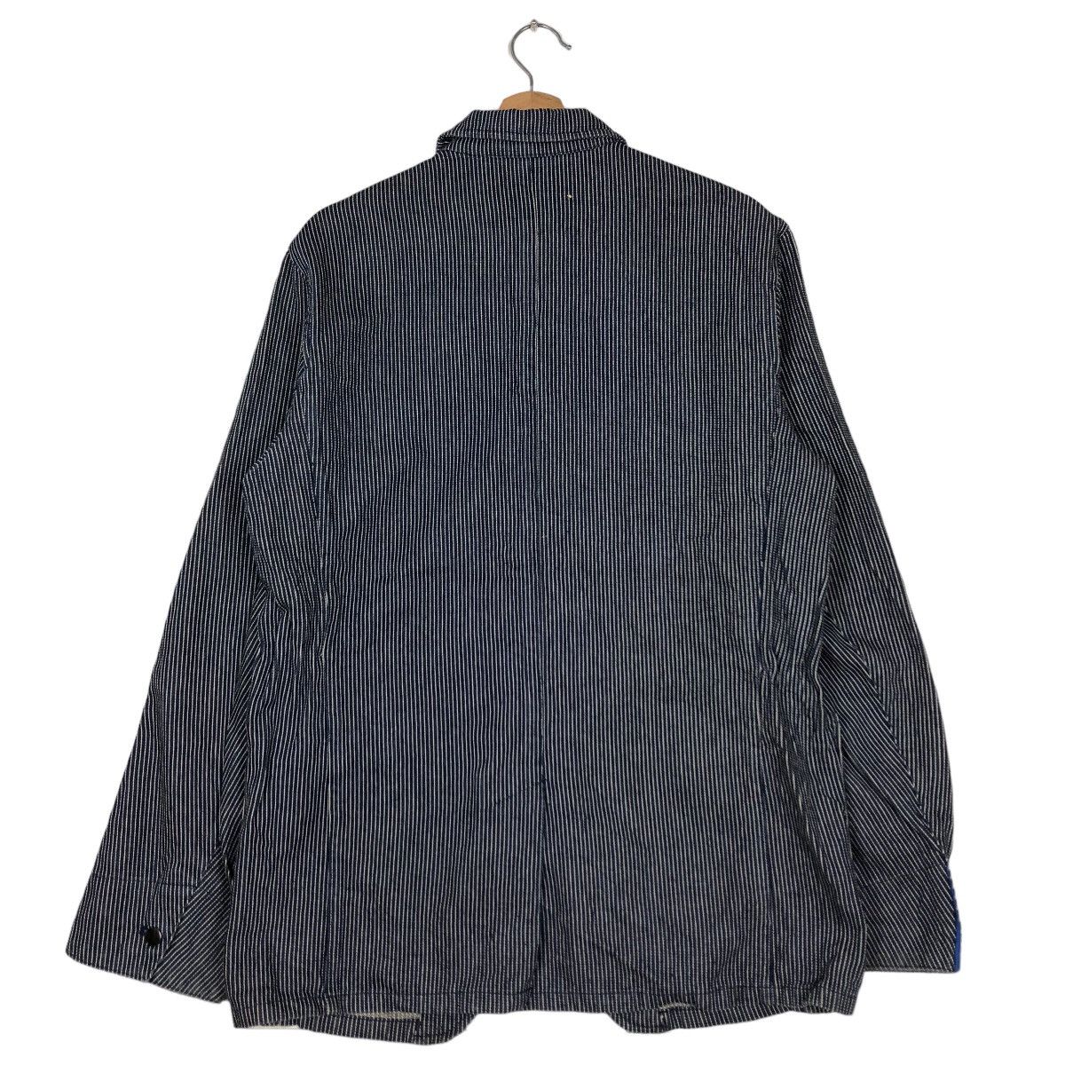 Japanese Brand 🔥90’s HIKORY CHORE WORK JACKET EURO IMMORTAL KAPITAL JAPAN Size US M / EU 48-50 / 2 - 8 Thumbnail