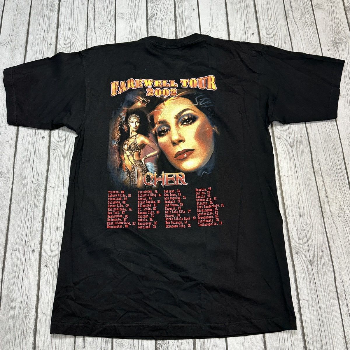 Band Tees Vintage Cher tee Size US XL / EU 56 / 4 - 2 Thumbnail