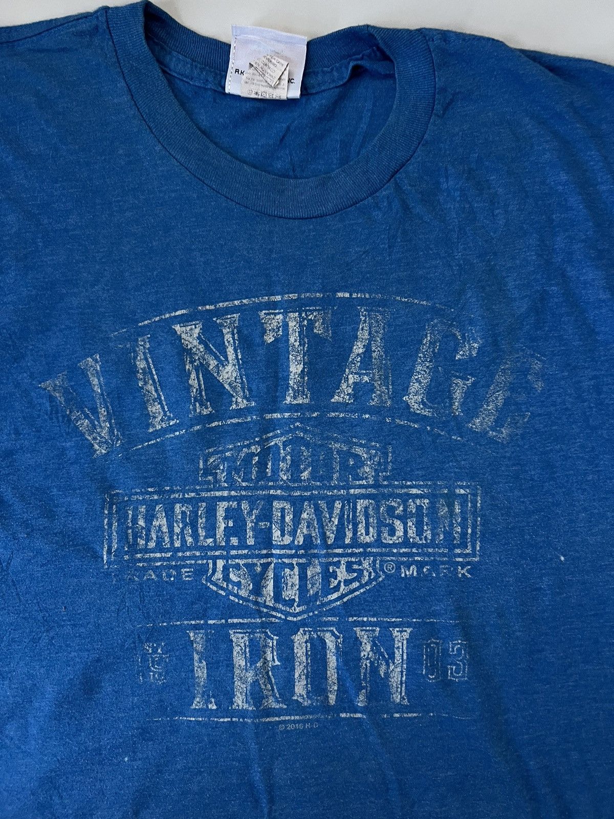 Nike × Vintage 90's HARLEY DAVIDSON TOMBSTONE ARIZONA DISTRESSED RARE TEE Size US L / EU 52-54 / 3 - 4 Thumbnail
