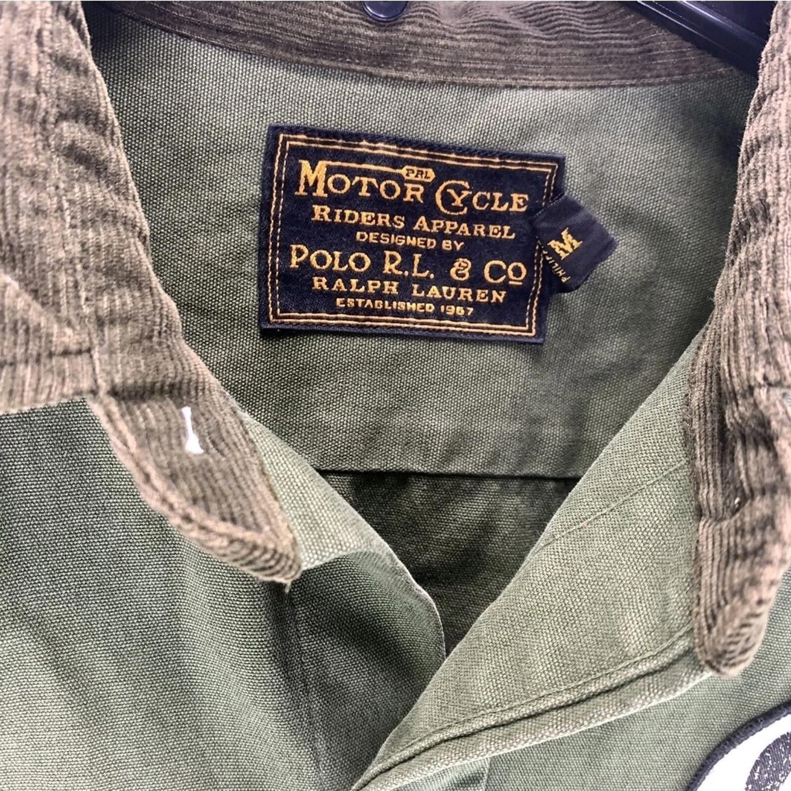 Polo Ralph Lauren Polo Ralph Lauren Great Britain Motorcycle Shirt Jacket M Size US M / EU 48-50 / 2 - 3 Thumbnail
