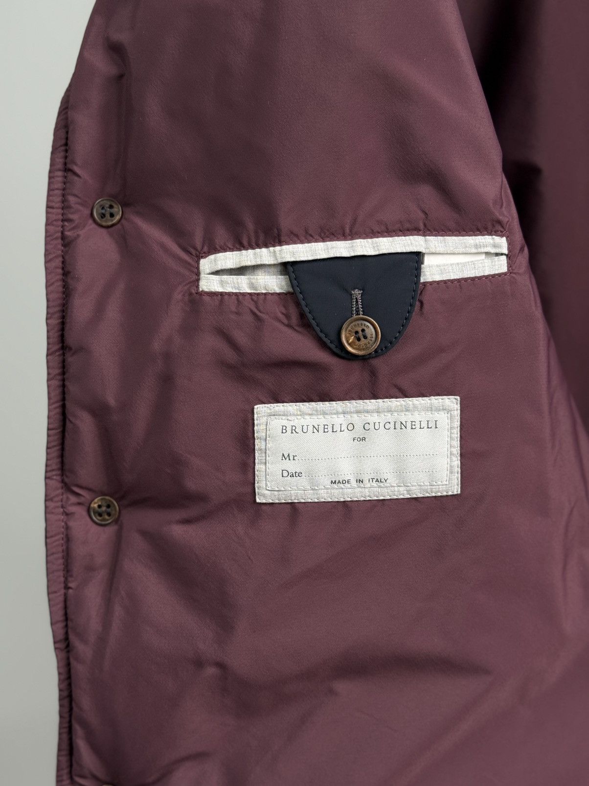 Brunello Cucinelli Brunello Cucinelli Goose Down Vest Blue Size US M / EU 48-50 / 2 - 10 Thumbnail
