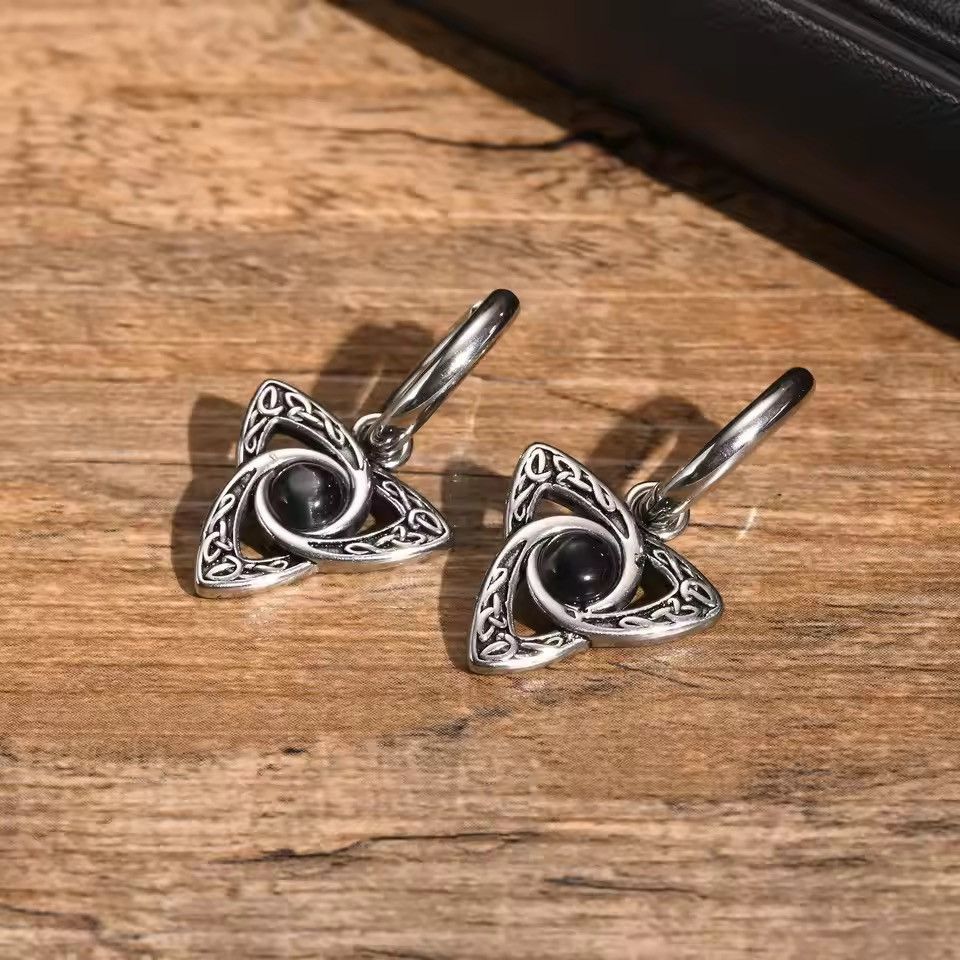 Jewelry Moonstone Hoop Earrings Size ONE SIZE - 7 Thumbnail