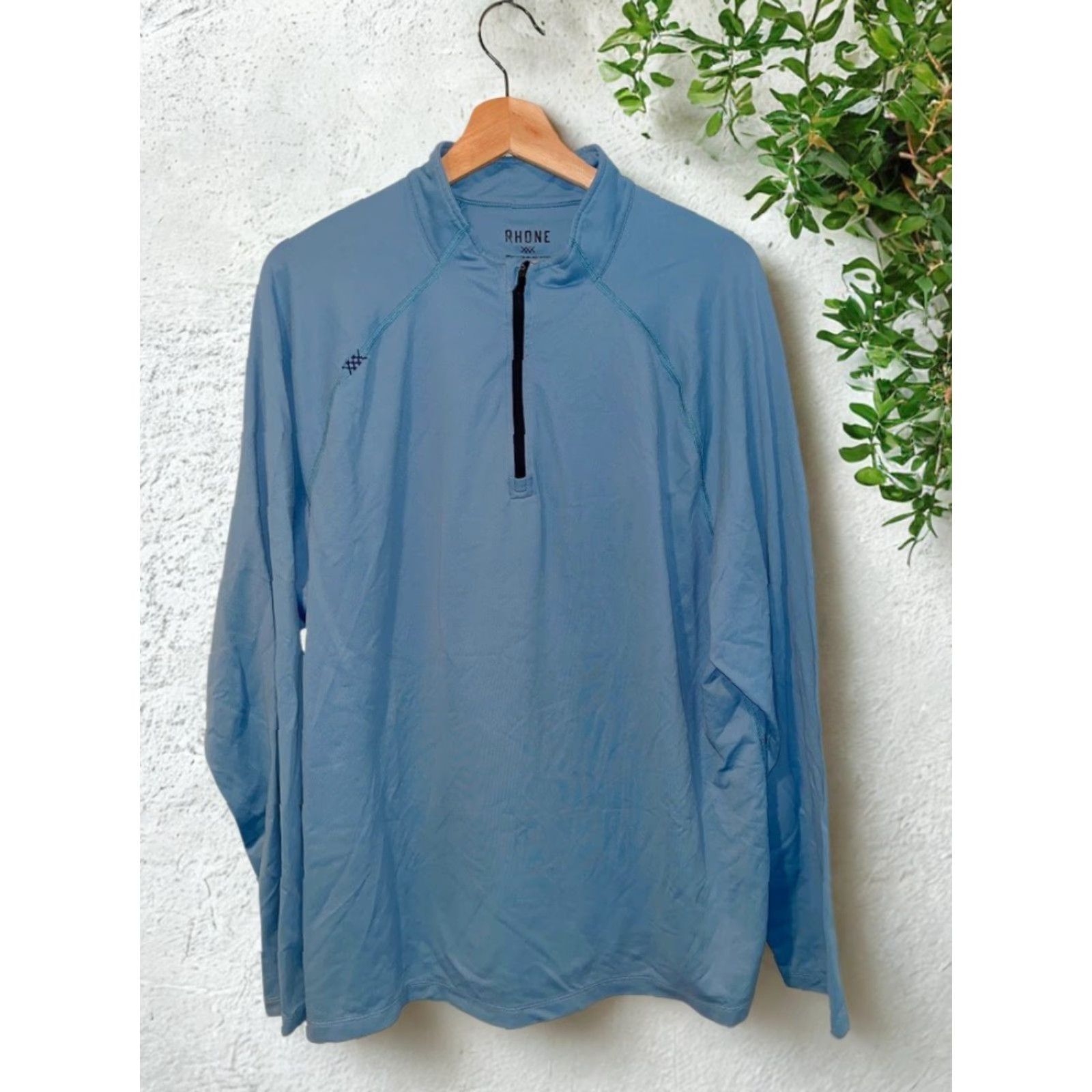 Rhone Rhone Session 1/4 Zip Performance Pullover XL Light Blue Steel Blue / Dusty Blue Han? Size US XL / EU 56 / 4 - 6 Thumbnail