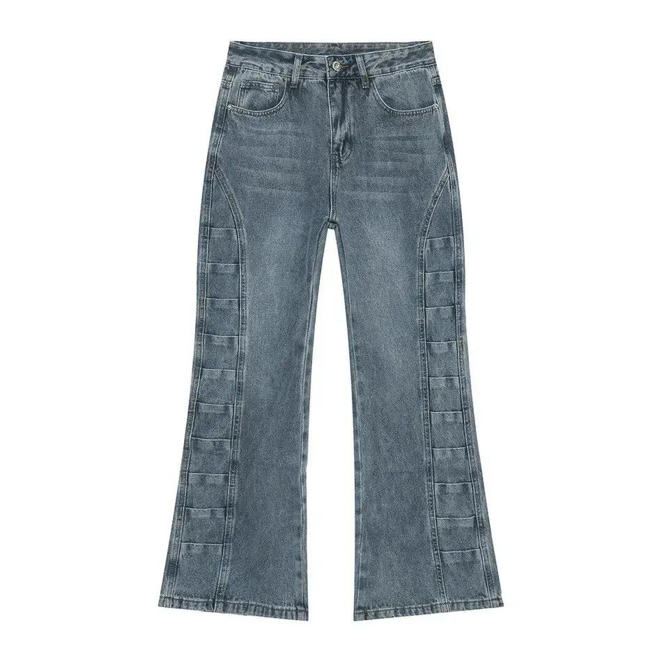 Japanese Brand Retro loose micro flared high street jeans Size US 32 / EU 48 - 6 Thumbnail