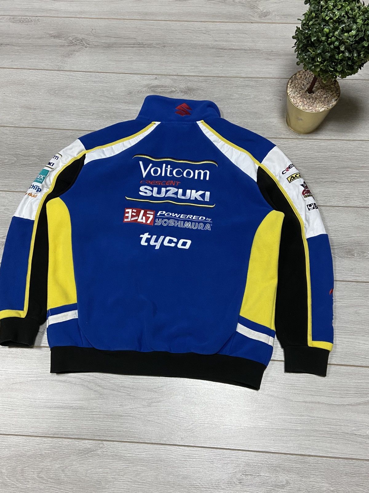 Vintage Suzuki vintage big logo zip sweatshirt fleece Size US M / EU 48-50 / 2 - 9 Thumbnail
