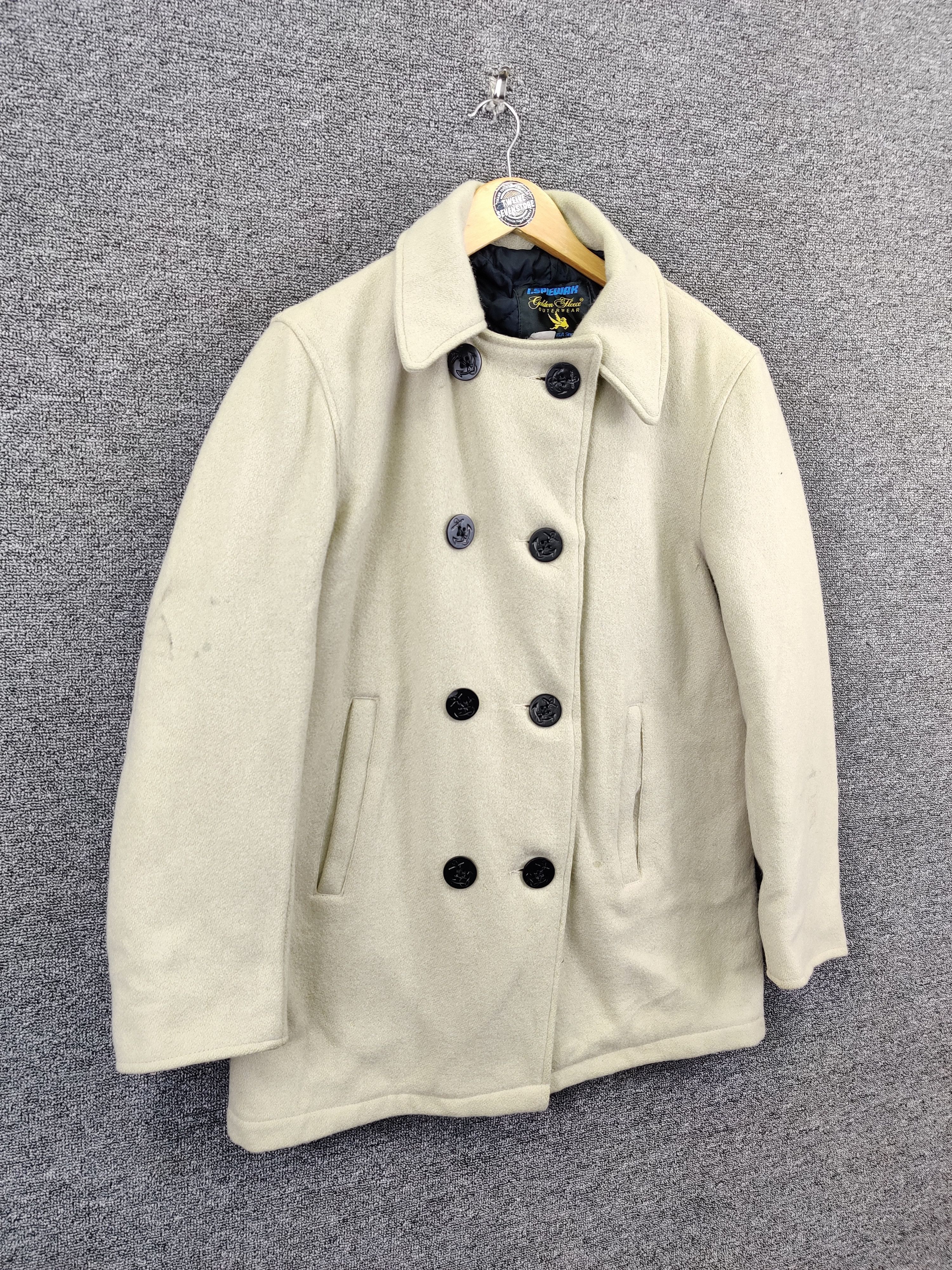 I. Spiewak And Sons Vintage I.Spiewak Quilted Wool Double Breasted Coat Size US L / EU 52-54 / 3 - 5 Thumbnail