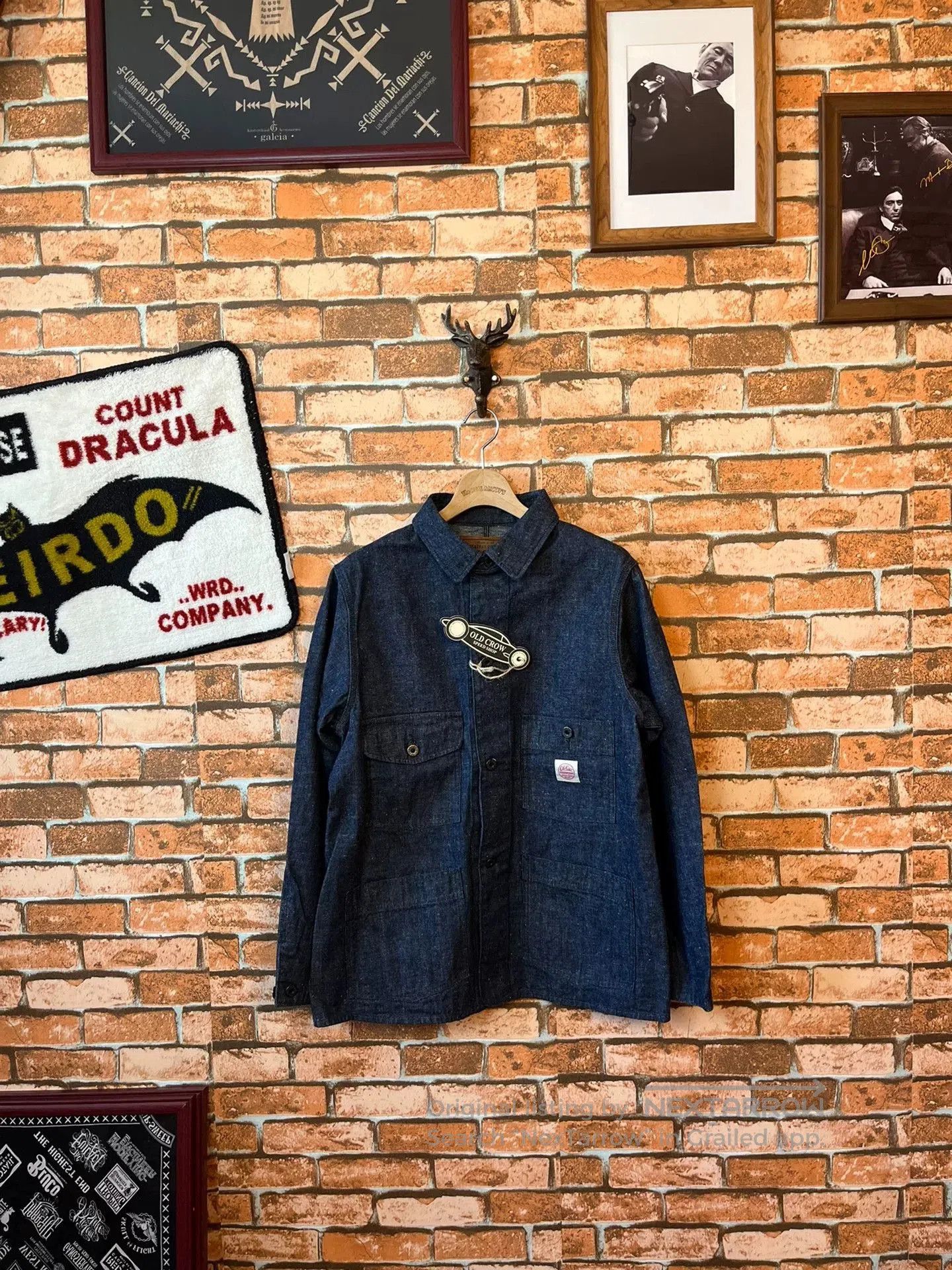 Other OLD CROW Gladhand Denim Jacket. Size US S / EU 44-46 / 1 - 2 Thumbnail