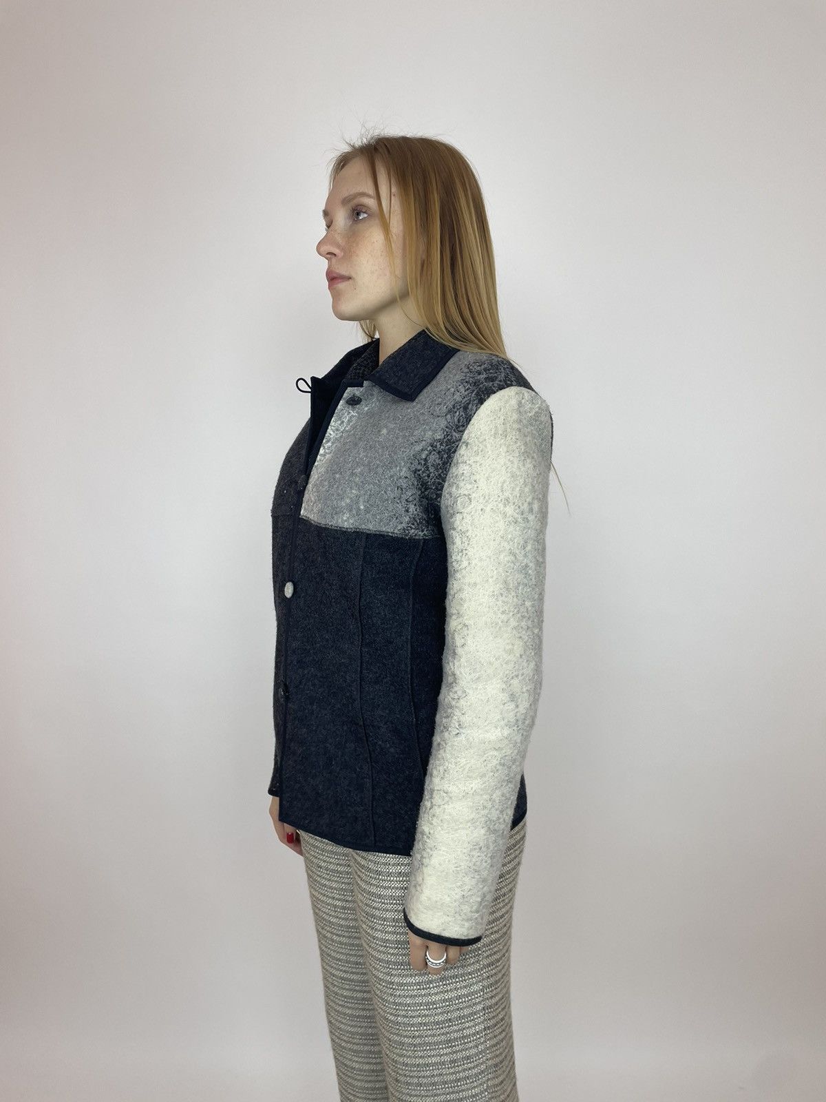 Vintage ET DIEU CREA LA FEMME Wool coat Womens size 44 Size M / US 6-8 / IT 42-44 - 4 Thumbnail
